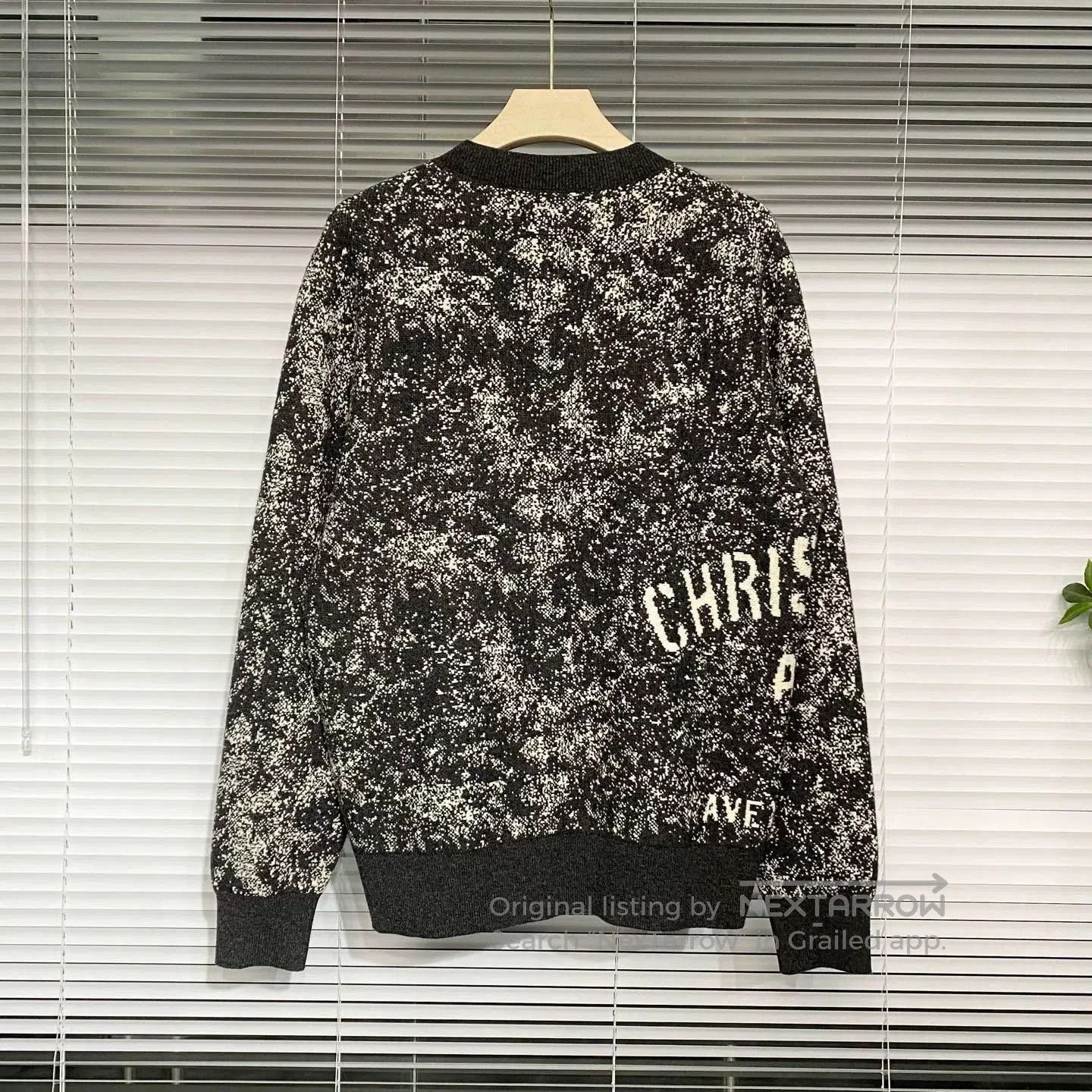 Dior Dior Knit Sweater Snowflake Print Logo. Size US L / EU 52-54 / 3 - 2 Thumbnail