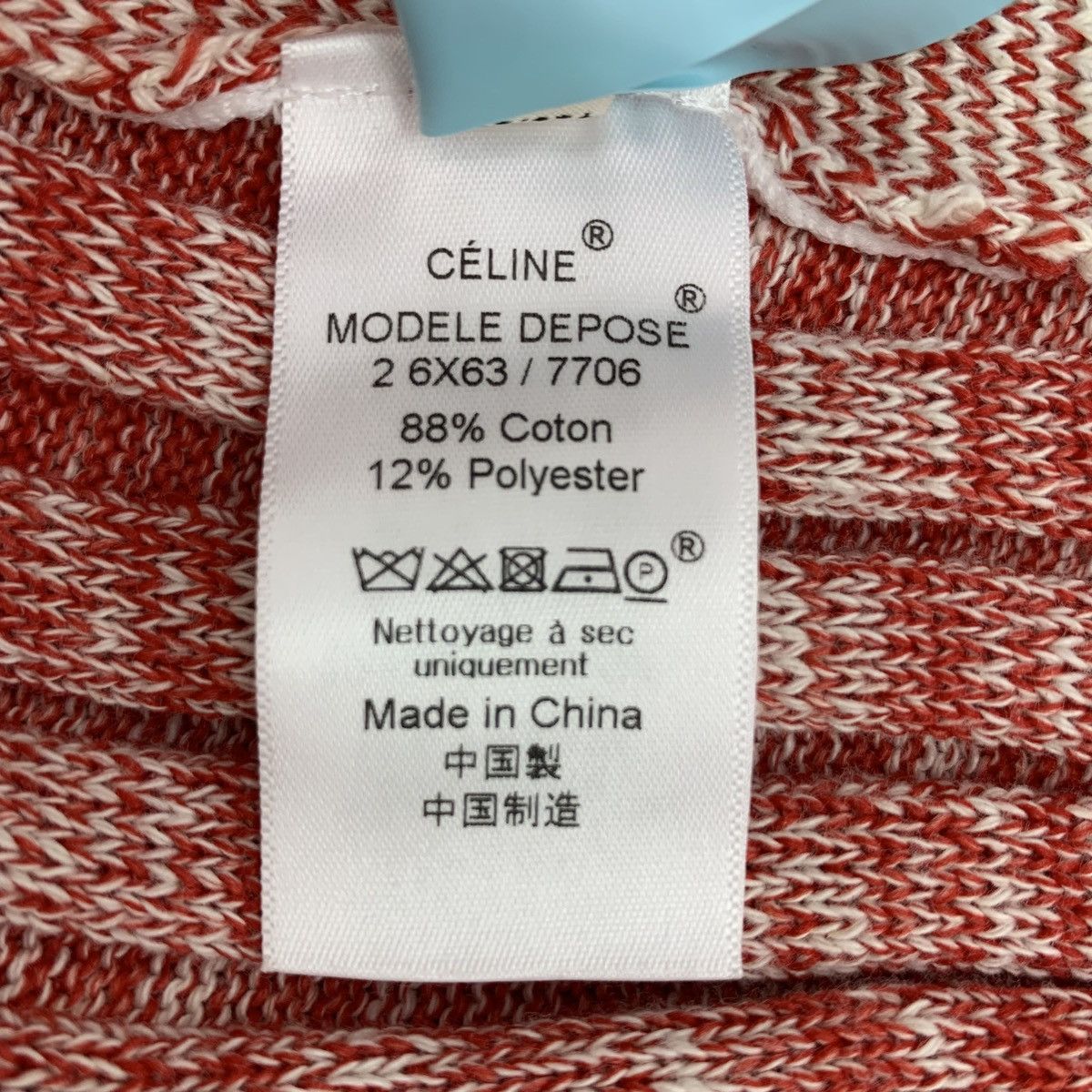 Celine Celine Pink Vertical Stripe Cotton Long Sleeve Knit Dress Size M / US 6-8 / IT 42-44 - 8 Thumbnail