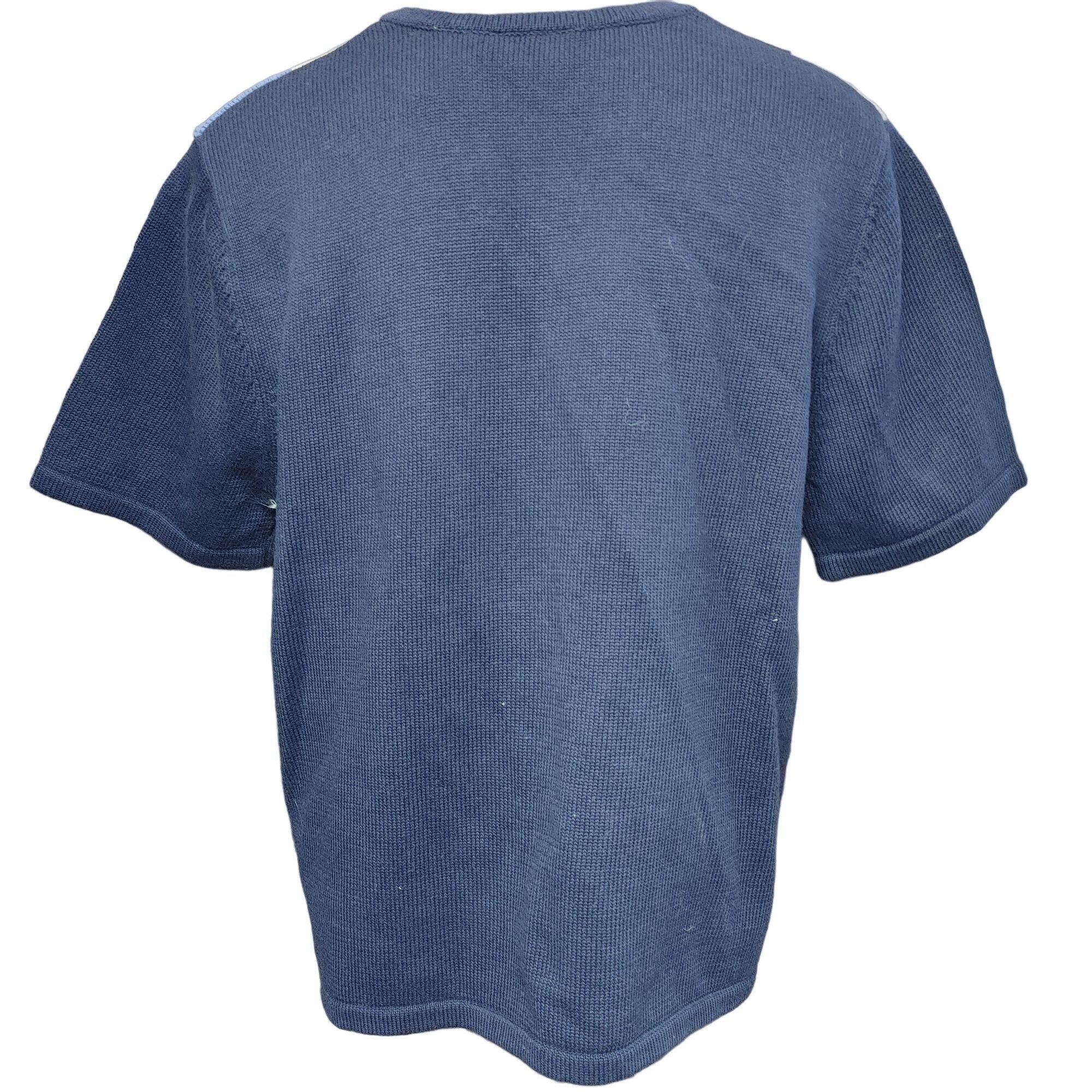 Croft & Barrow Croft & Barrow Women's Navy Blue Knit Square Pattern Short S Size L / US 10 / IT 46 - 2 Thumbnail