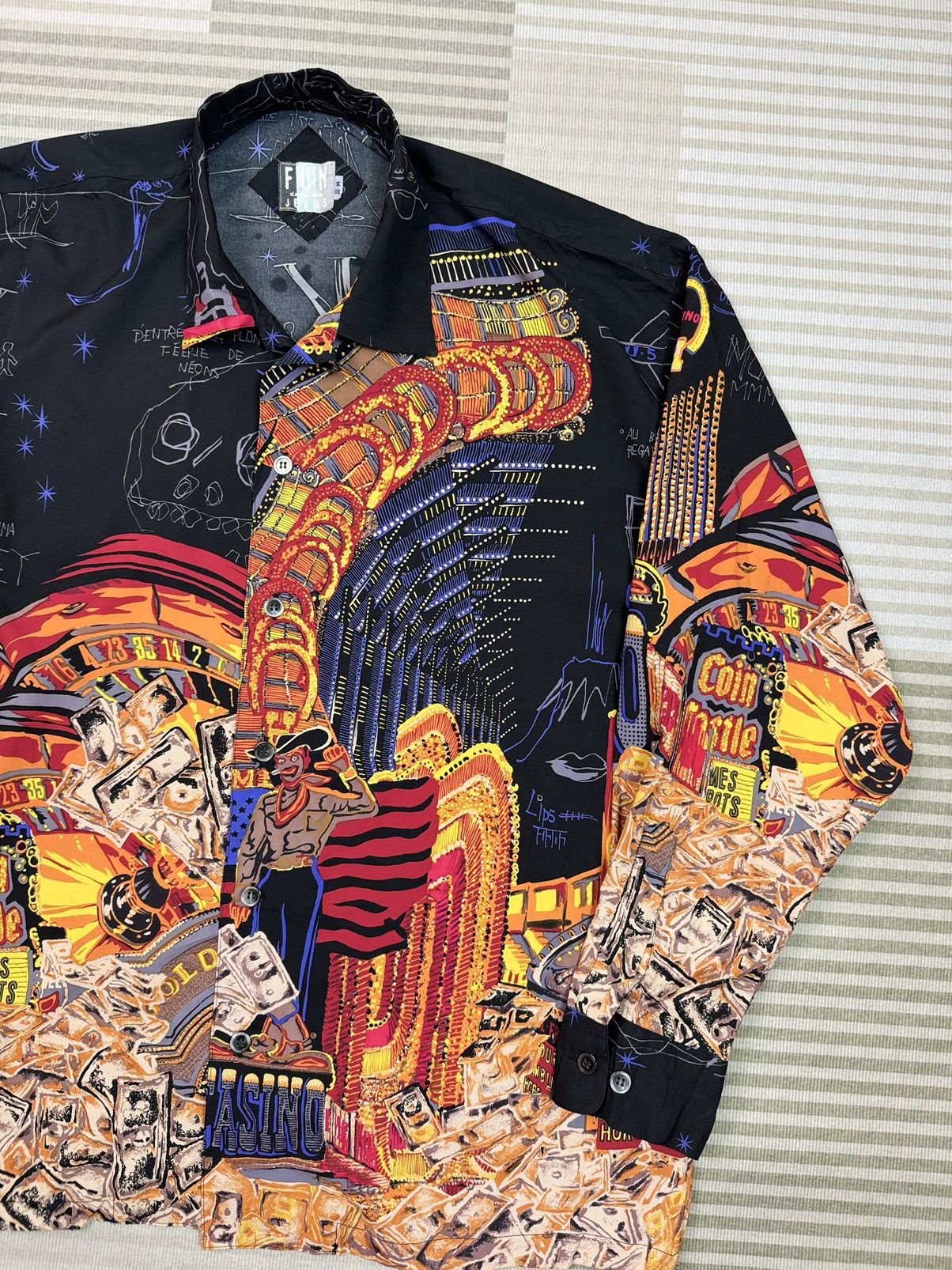 Kansai Yamamoto Kansaiman Yamamoto Button Up Shirt Vintage 90s Size US M / EU 48-50 / 2 - 3 Thumbnail