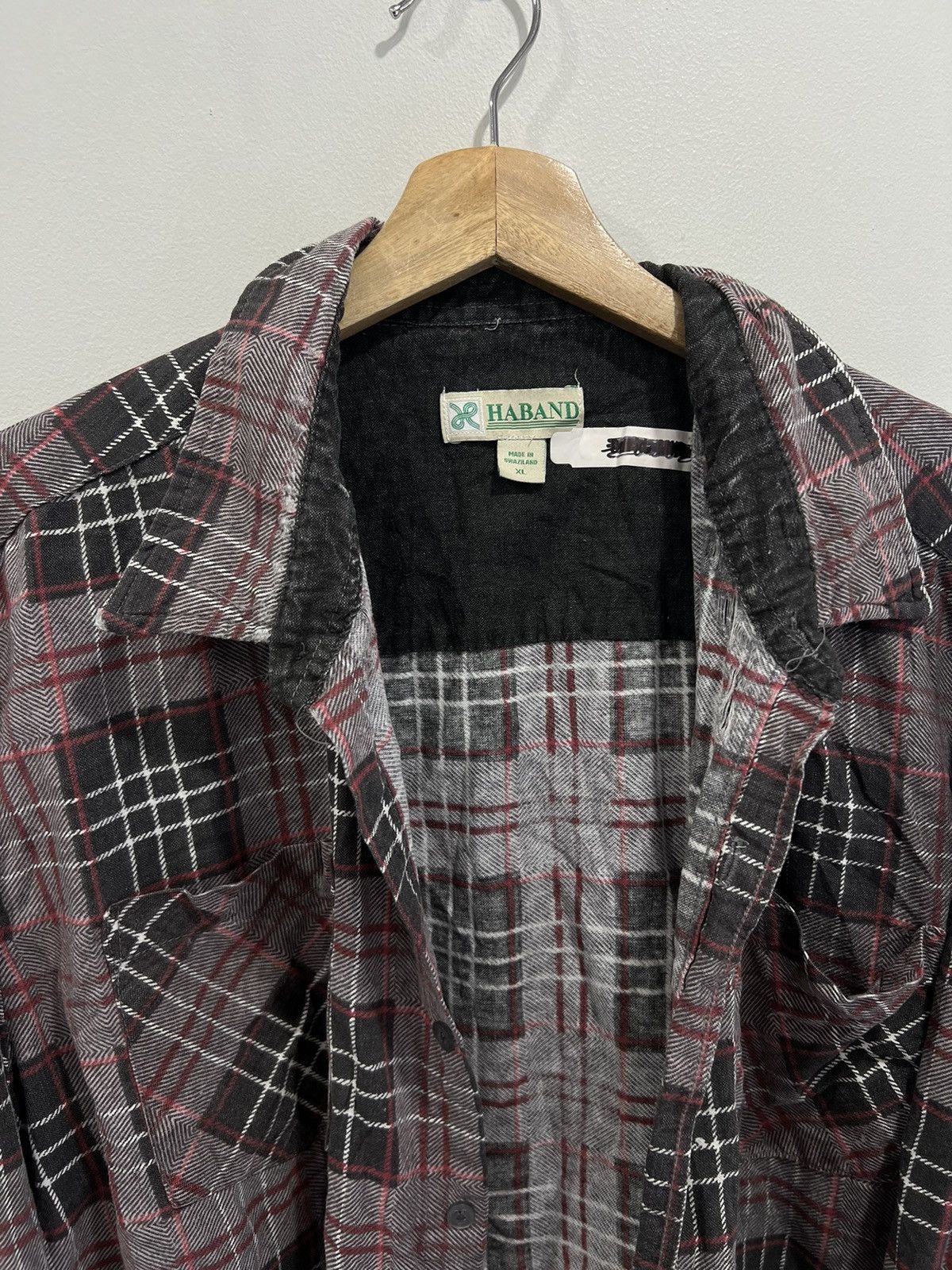 Vintage Vintage Haband Plaid Flannel Button shirt Size US XL / EU 56 / 4 - 4 Thumbnail