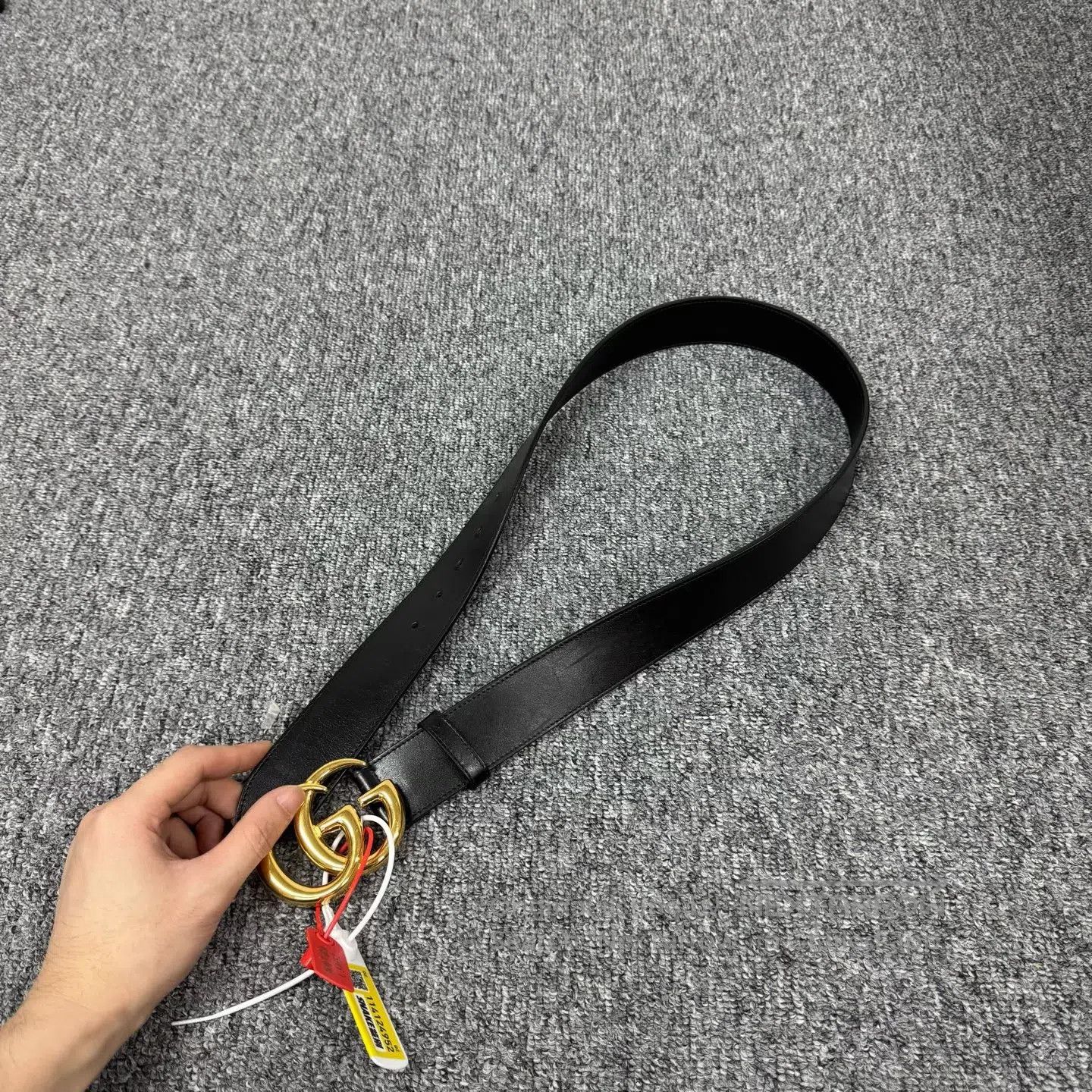 Gucci Guicci Dual-G Gold buckle belt strap| Size ONE SIZE - 3 Thumbnail