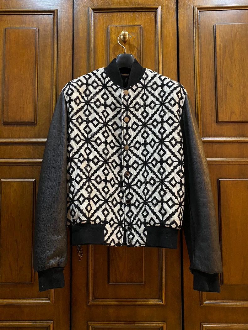 Versace Versace Wool mulberry silk cowhide jacket Size US M / EU 48-50 / 2 - 1 Thumbnail
