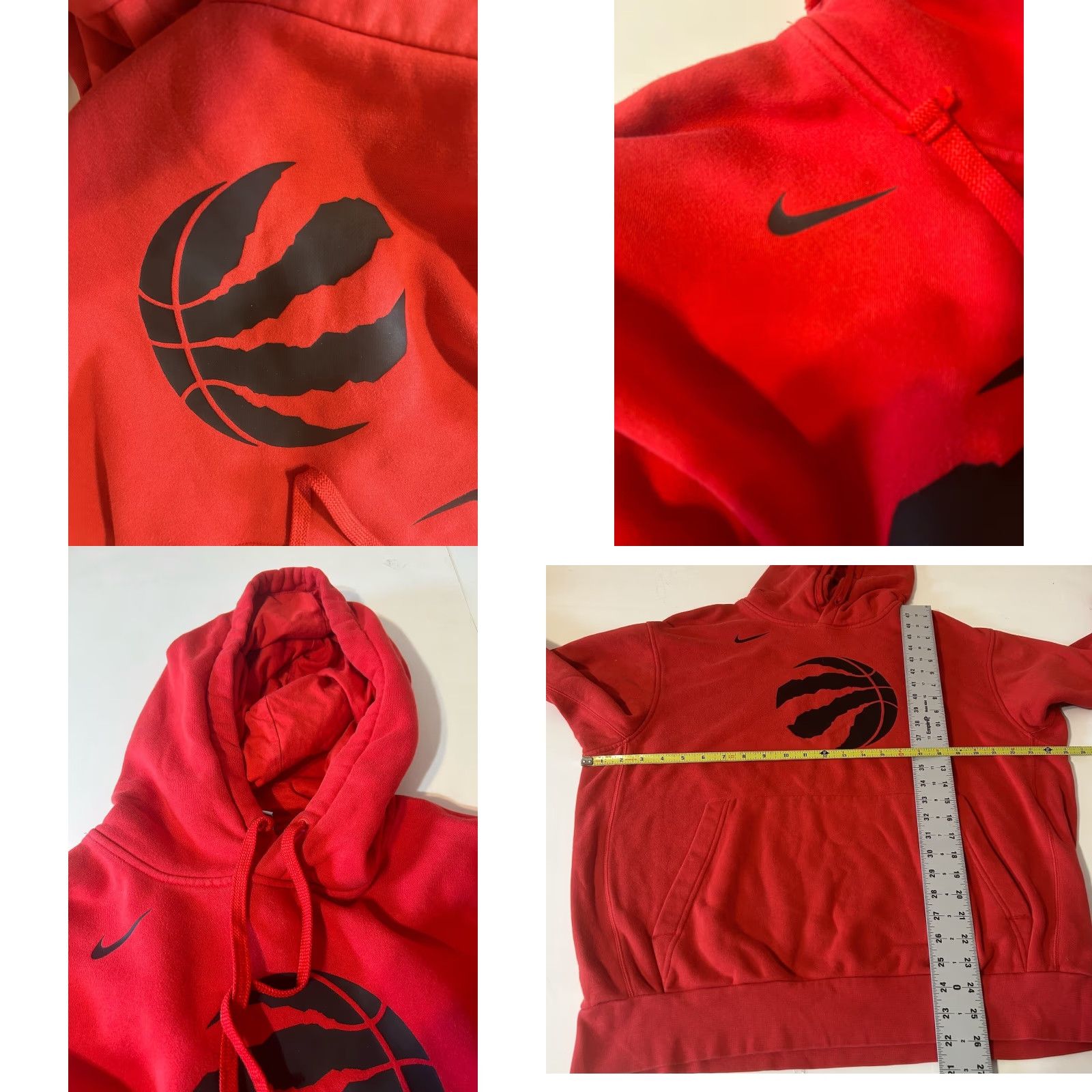 Nike Nike Toronto Raptors Hoodie Men L Red Kangaroo Pocket Drawstrings NBA Swoosh Size US L / EU 52-54 / 3 - 8 Thumbnail
