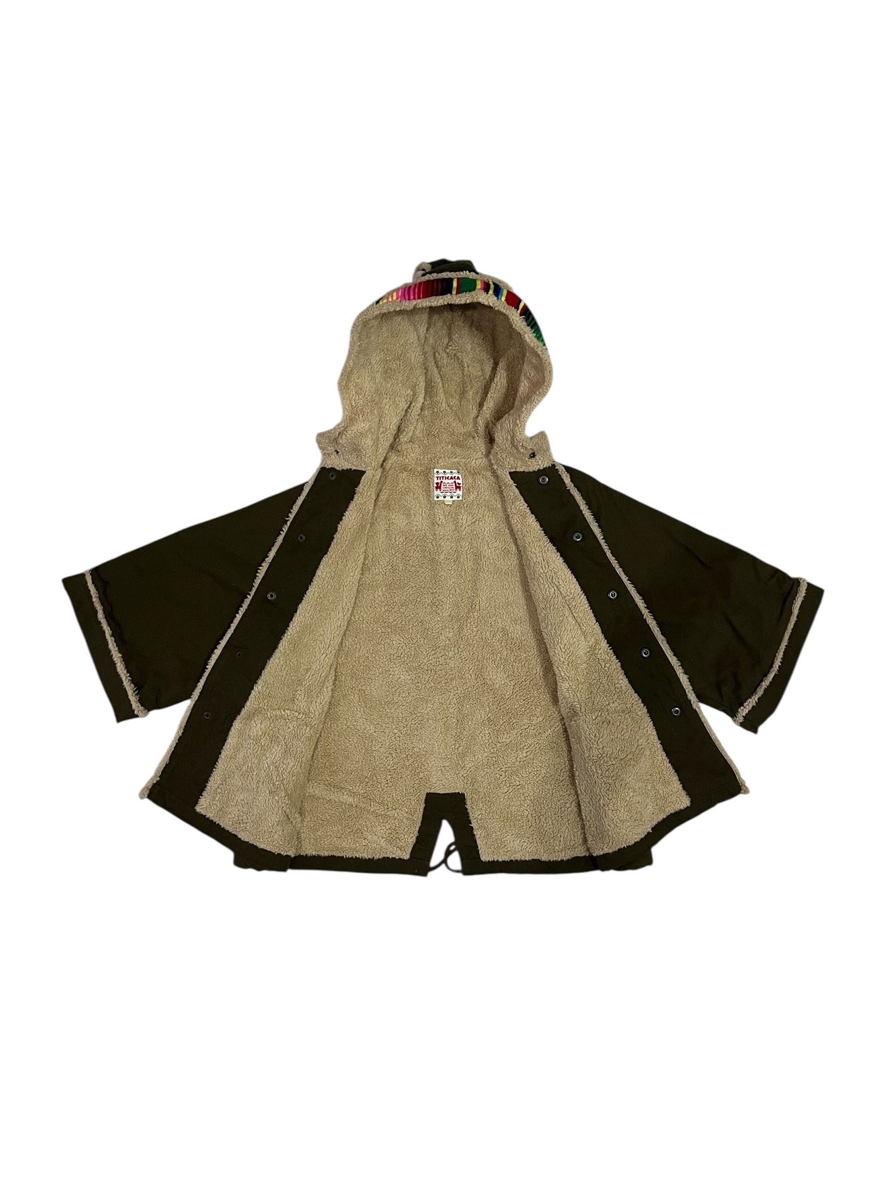 Japanese Brand Titicaca Sherpa Lined Hooded Jacket Size S / US 4 / IT 40 - 9 Thumbnail