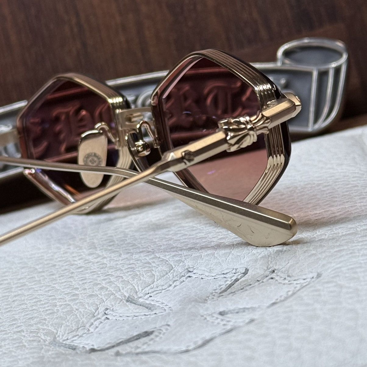 Chrome Hearts Chrome Hearts BIO 1/1 Sunglasses Size ONE SIZE - 9 Thumbnail