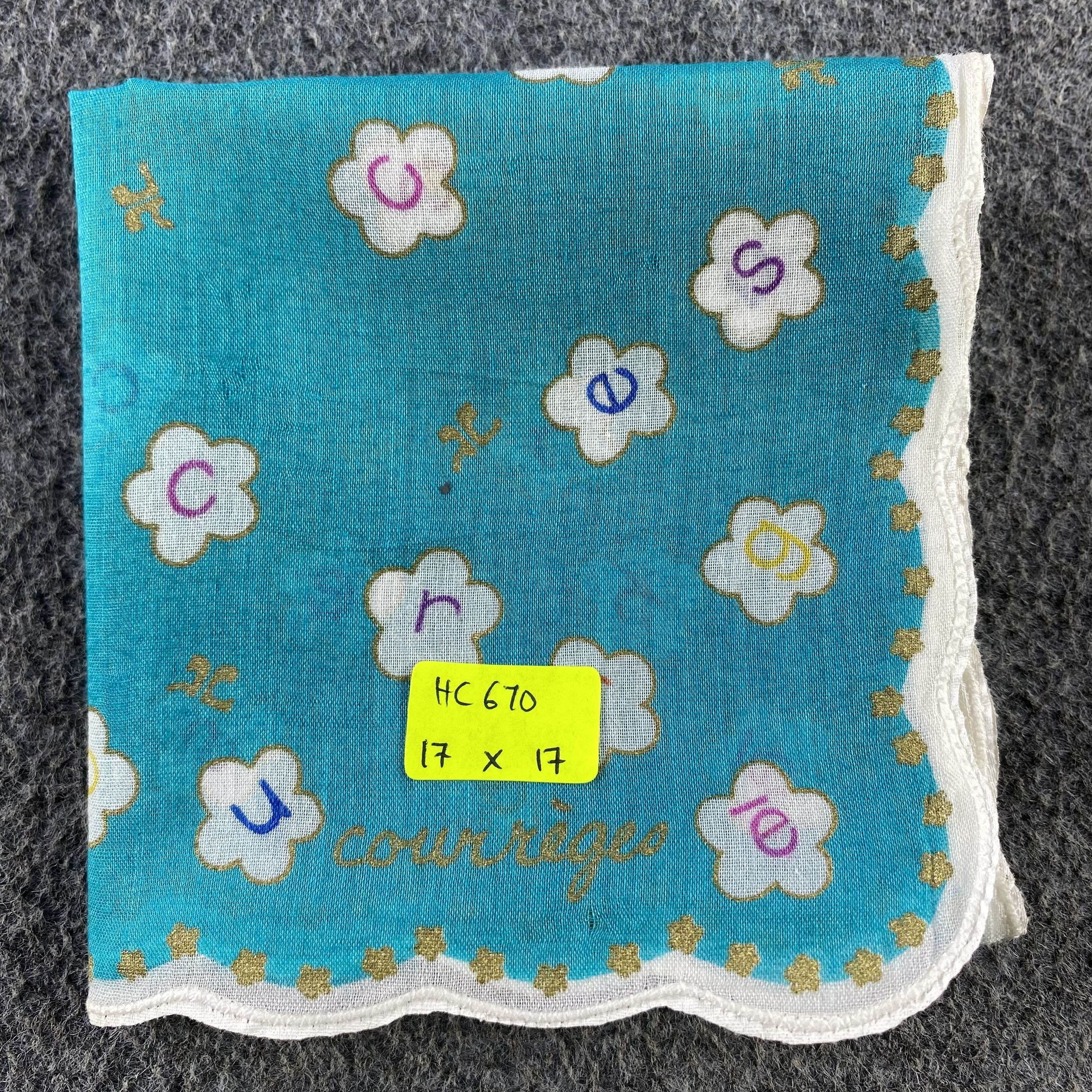 Courreges Handkerchief/Neckerchief/Bandana HC670 Size ONE SIZE - 5 Thumbnail