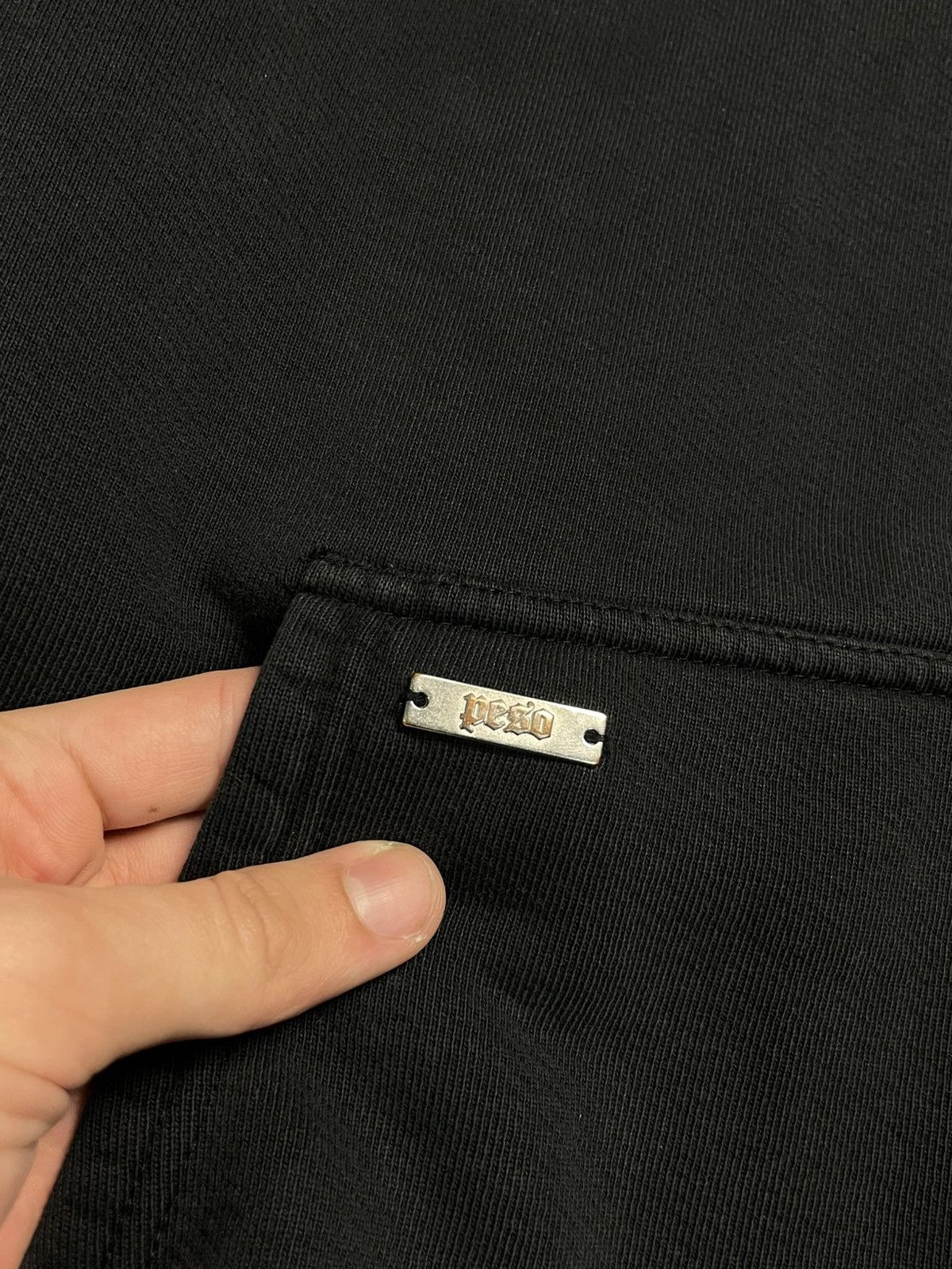 Peso Peso Heavyweight Oversized Black Hoodie Size US L / EU 52-54 / 3 - 4 Thumbnail