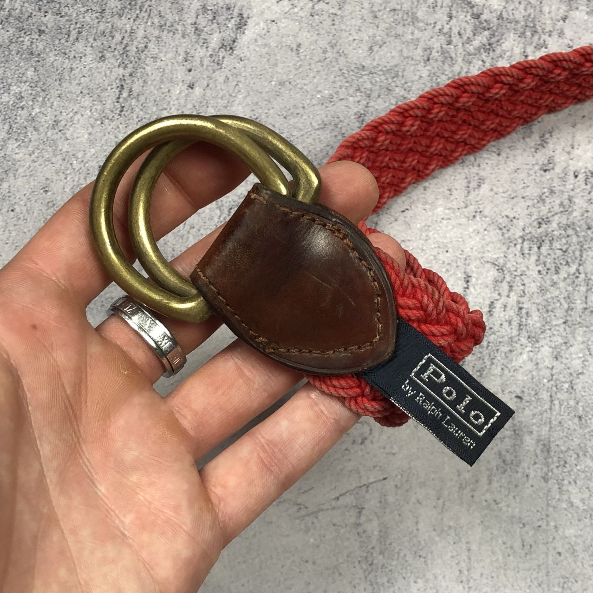 Polo Ralph Lauren Vintage Polo Ralph Lauren D-Ring Braided Leather Belt Size ONE SIZE - 5 Thumbnail