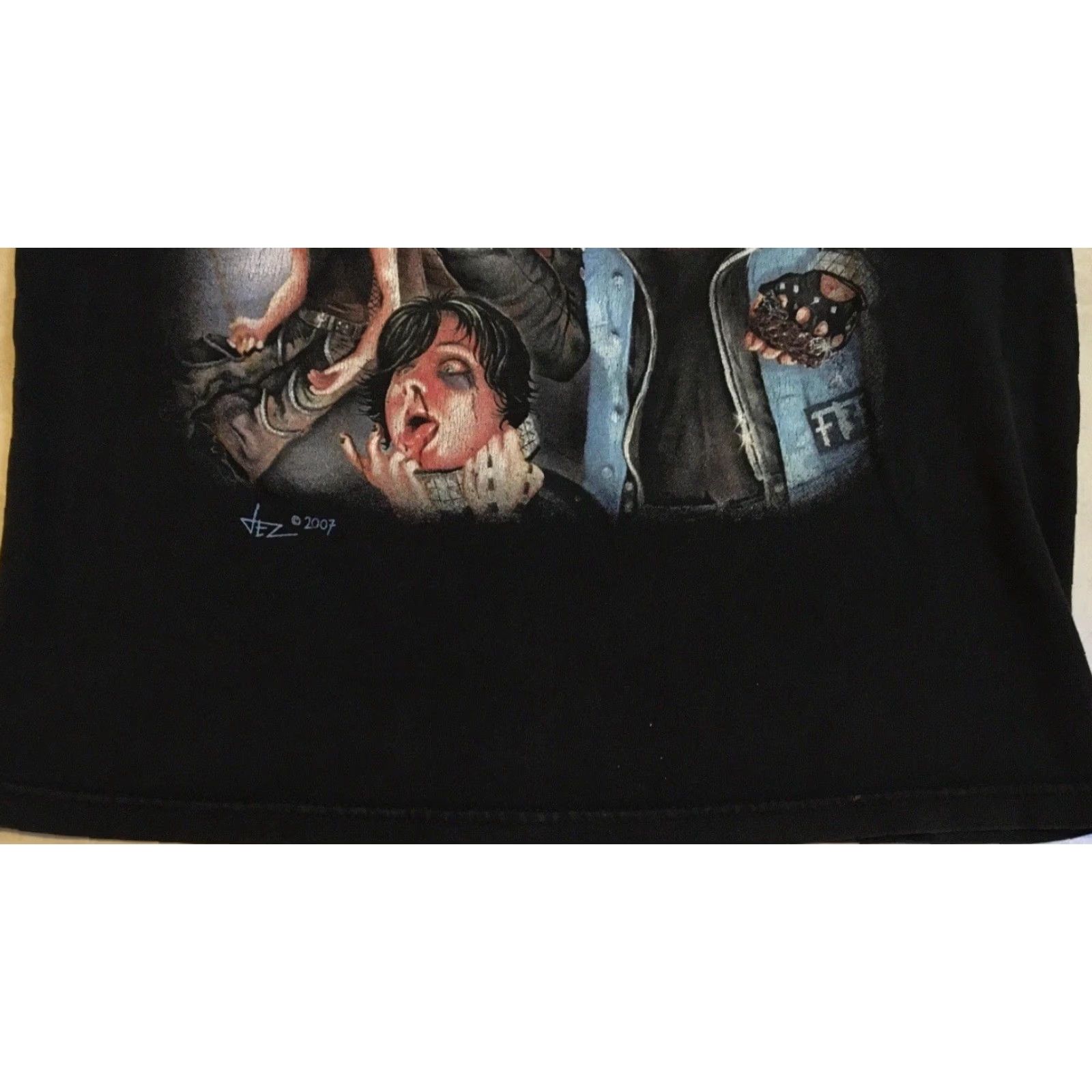 Vintage Vtg Fueled By Fire Faded Cut Off Shirt S Metal Band Slayer Concert Rock Grunge T-Shirt Men Black Size S Size US S / EU 44-46 / 1 - 6 Thumbnail
