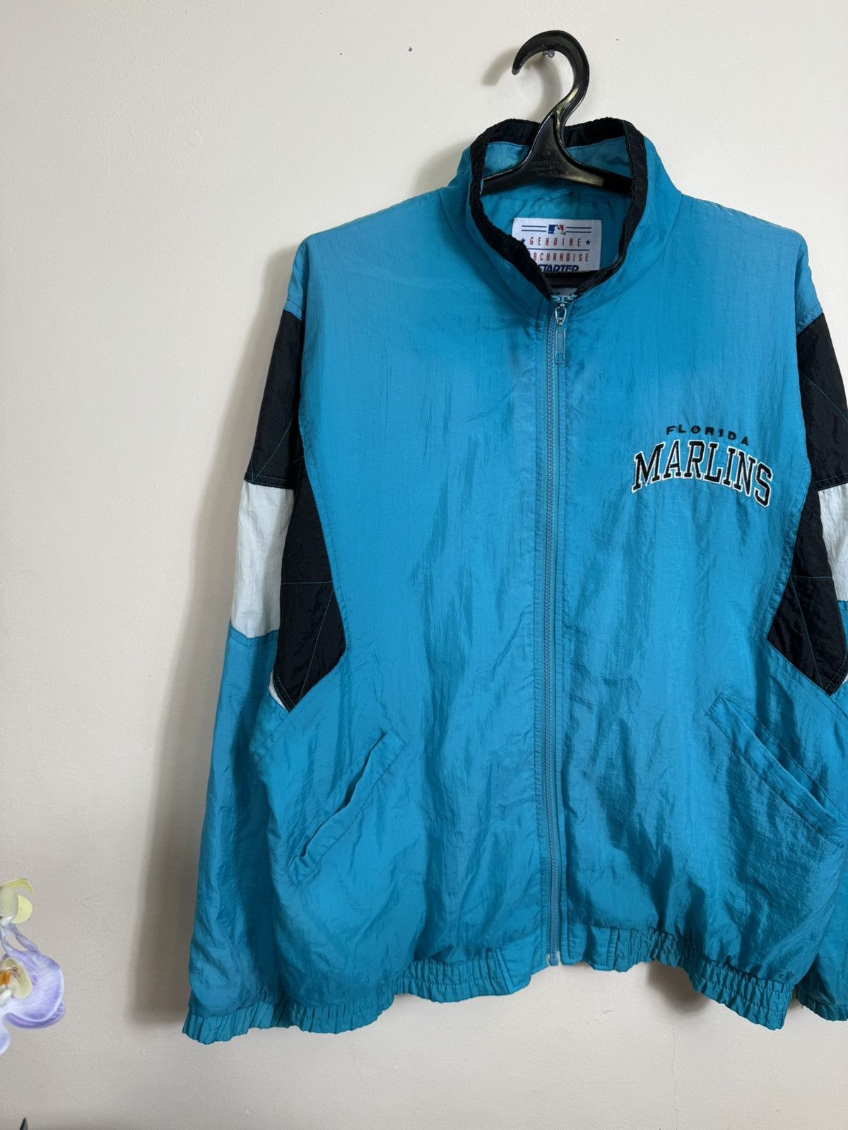 Starter Vintage Florida Marlins Starter Jacket Nylon MLB L Size US L / EU 52-54 / 3 - 6 Thumbnail