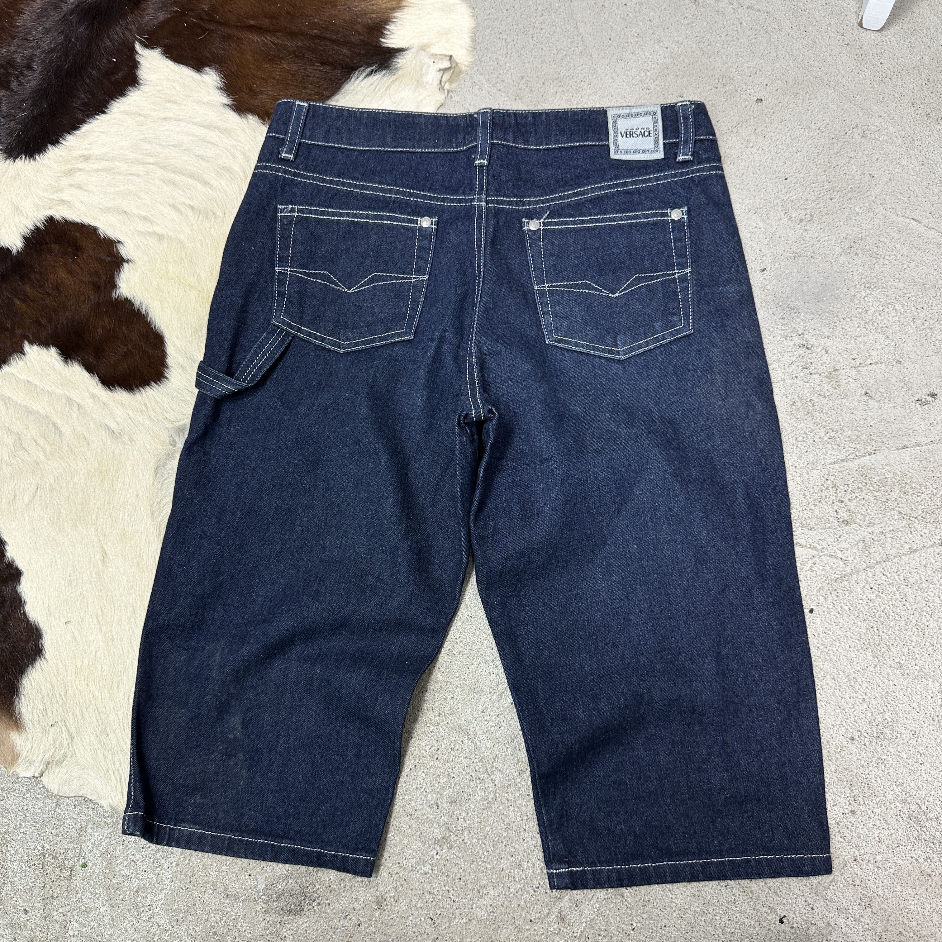 Versace Vintage Denim Versace Jeans Classic Capri Jeans Pants Y2K Size 24" / US 00 / IT 34 - 2 Thumbnail