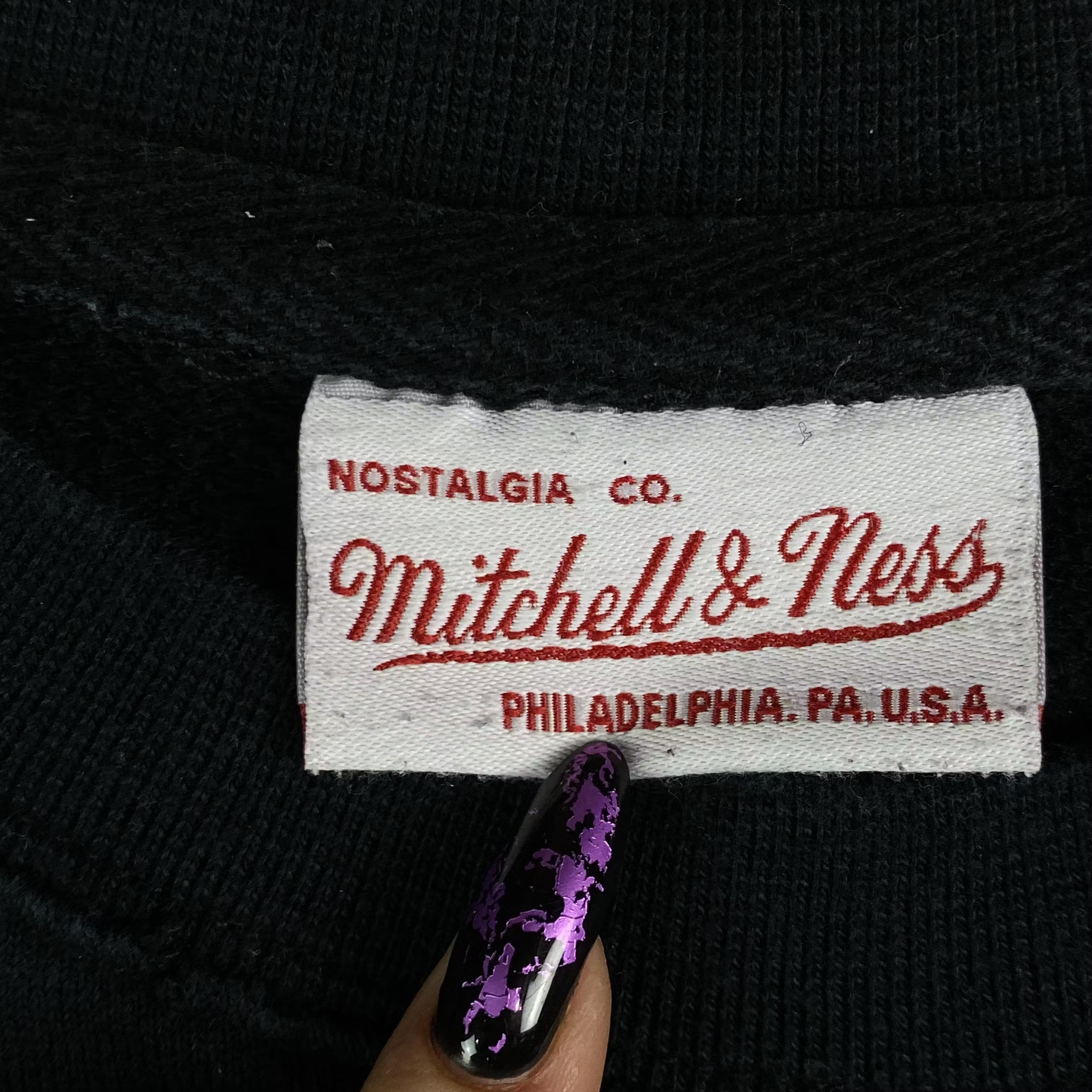 NBA × Vintage Mens Sweatshirt Michell Lakers Size M Johnson #32 Size US M / EU 48-50 / 2 - 7 Thumbnail