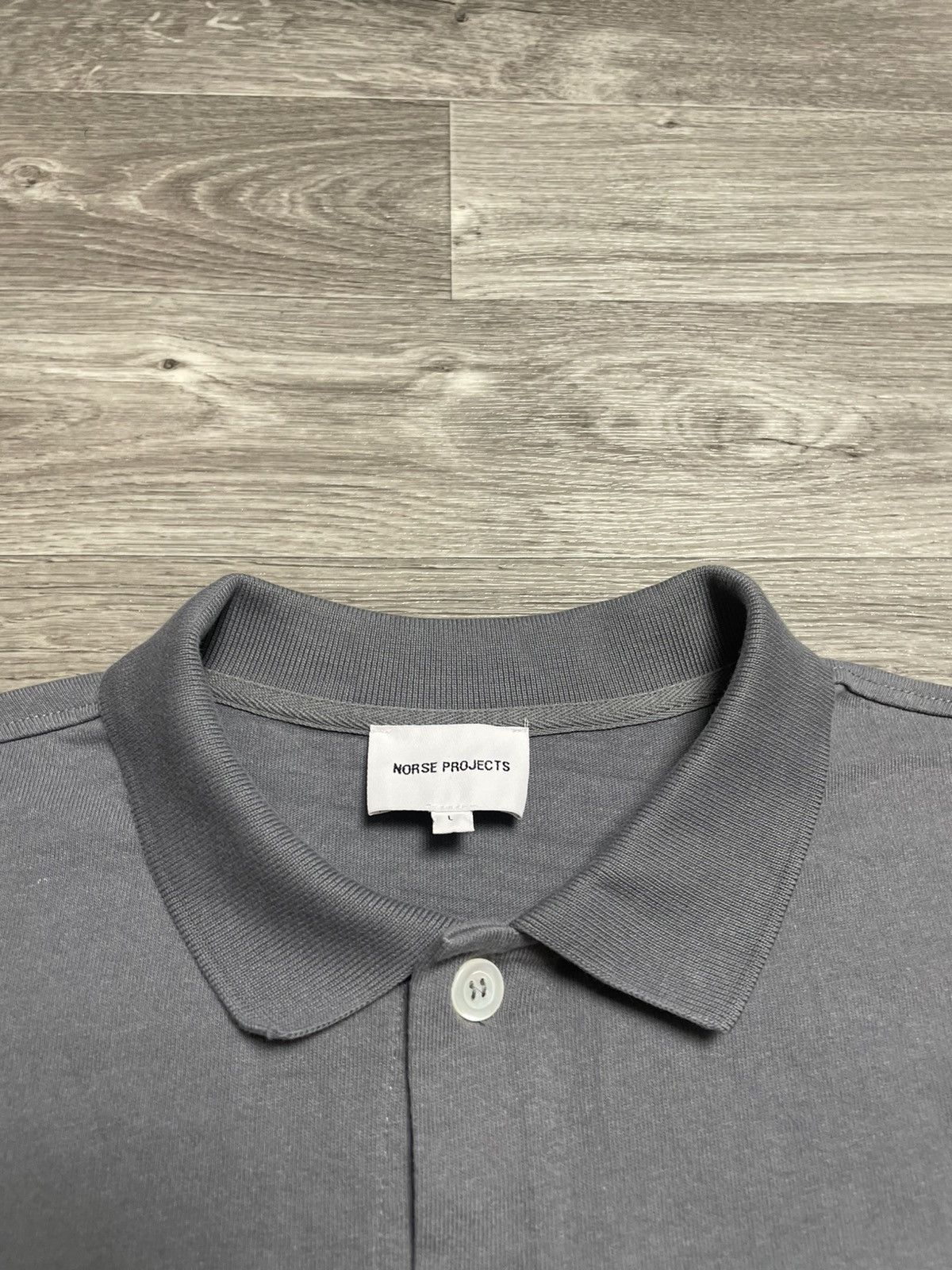 Norse Projects Norse Projects Gustav Tab Series Heavy Jersey Shirt Size US L / EU 52-54 / 3 - 7 Thumbnail