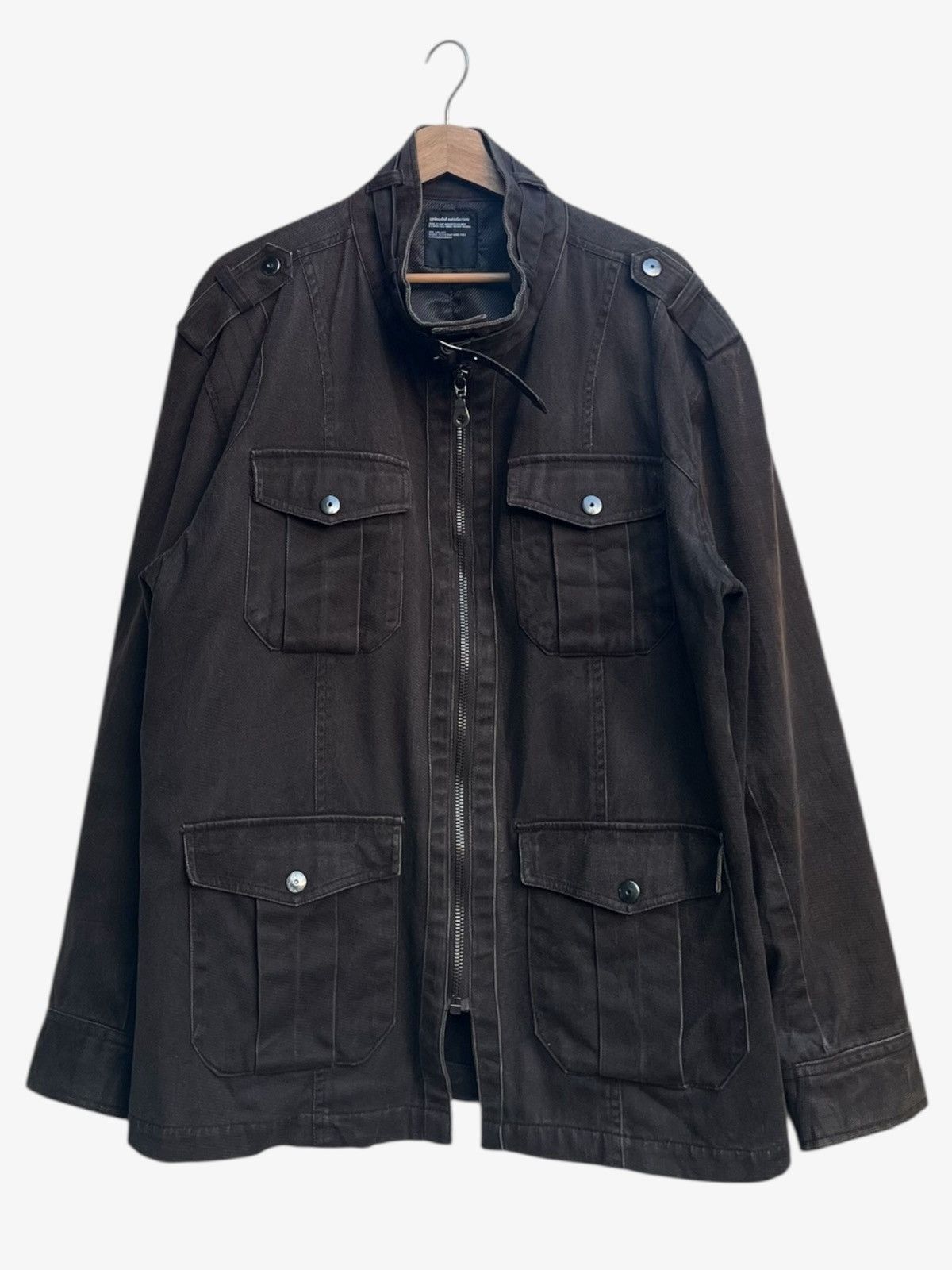 Splendid Splendid Satisfaction Stand Up Collar Bondage Flocked Jacket Size US XXL / EU 58 / 5 - 1 Thumbnail