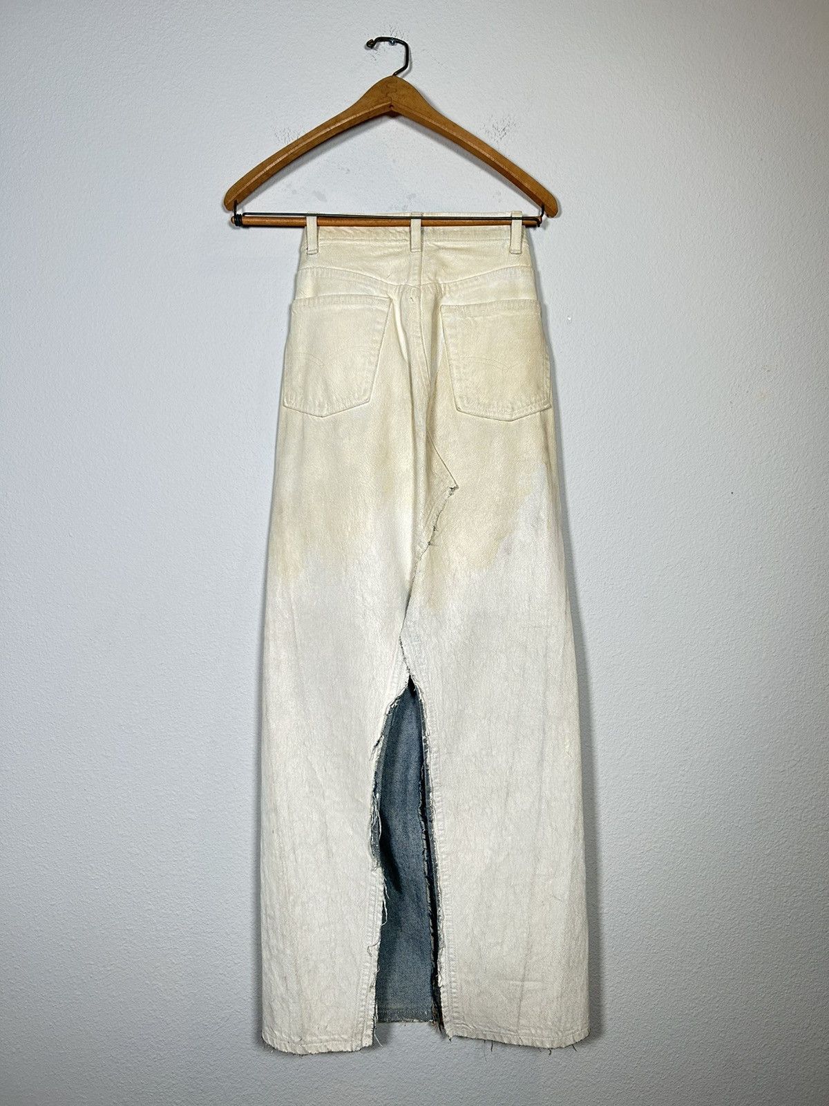 Maison Margiela ‘90-‘92 Artisanal Painted Denim Jacket & Skirt Set Size S / US 4 / IT 40 - 4 Thumbnail