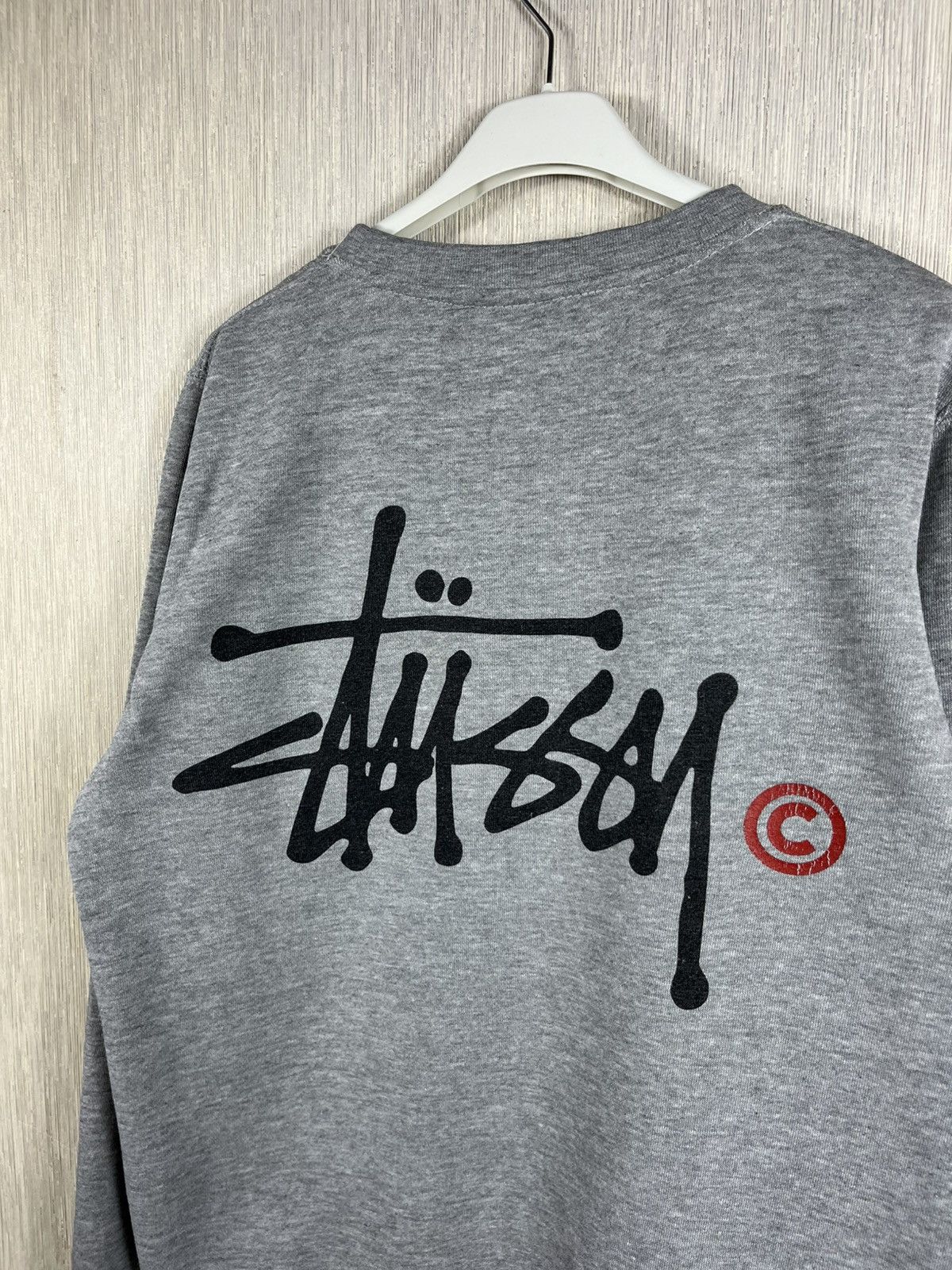 Stussy × Vintage Vintage Stussy 90s sweatshirt basic crewneck copyright retro Size US S / EU 44-46 / 1 - 23 Thumbnail
