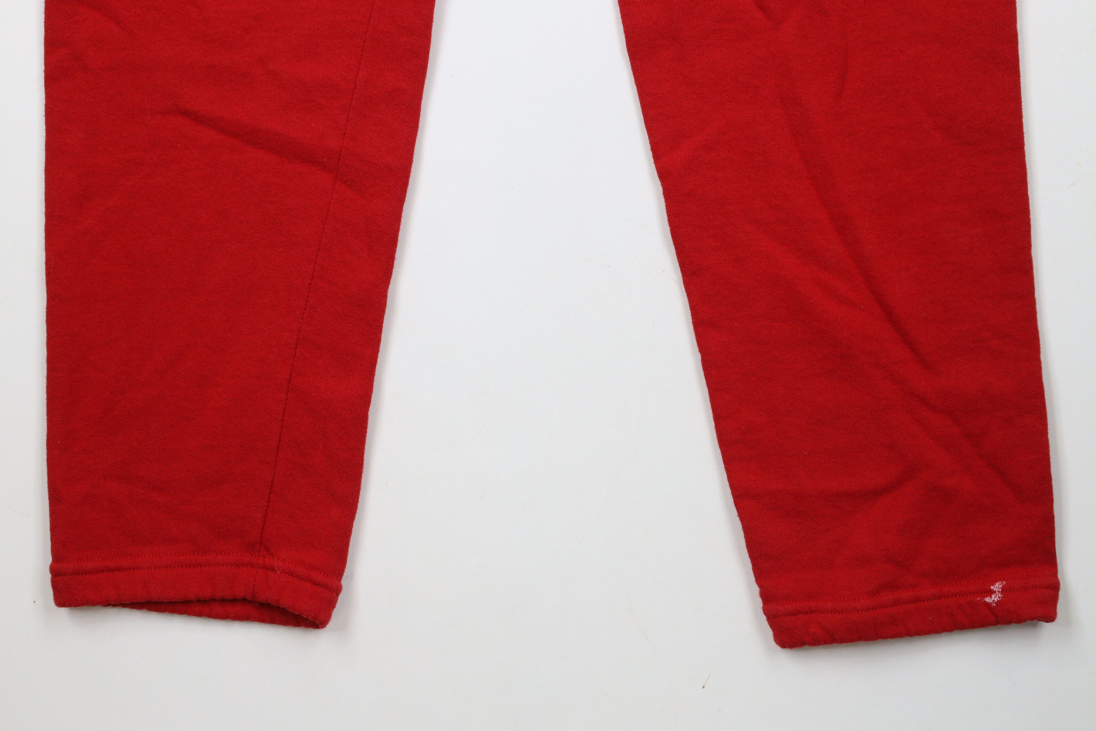 Vintage Vintage 90s Streetwear Distressed Blank Sweatpants Red USA Size US 34 / EU 50 - 13 Thumbnail