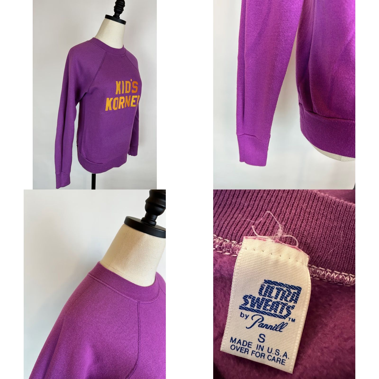 Vintage VINTAGE Pannill Raglan Sweatshirt XS Women Size XS / US 0-2 / IT 36-38 - 9 Thumbnail