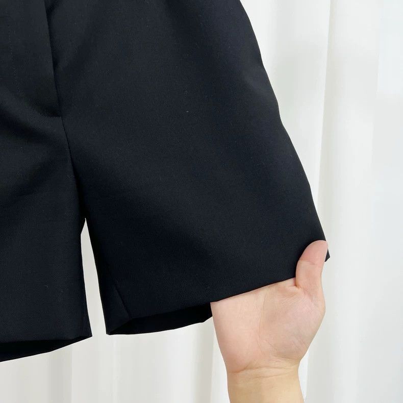 Dior Dior New Dior Black Wool Shorts Size 34-2507 Size 33" - 3 Thumbnail