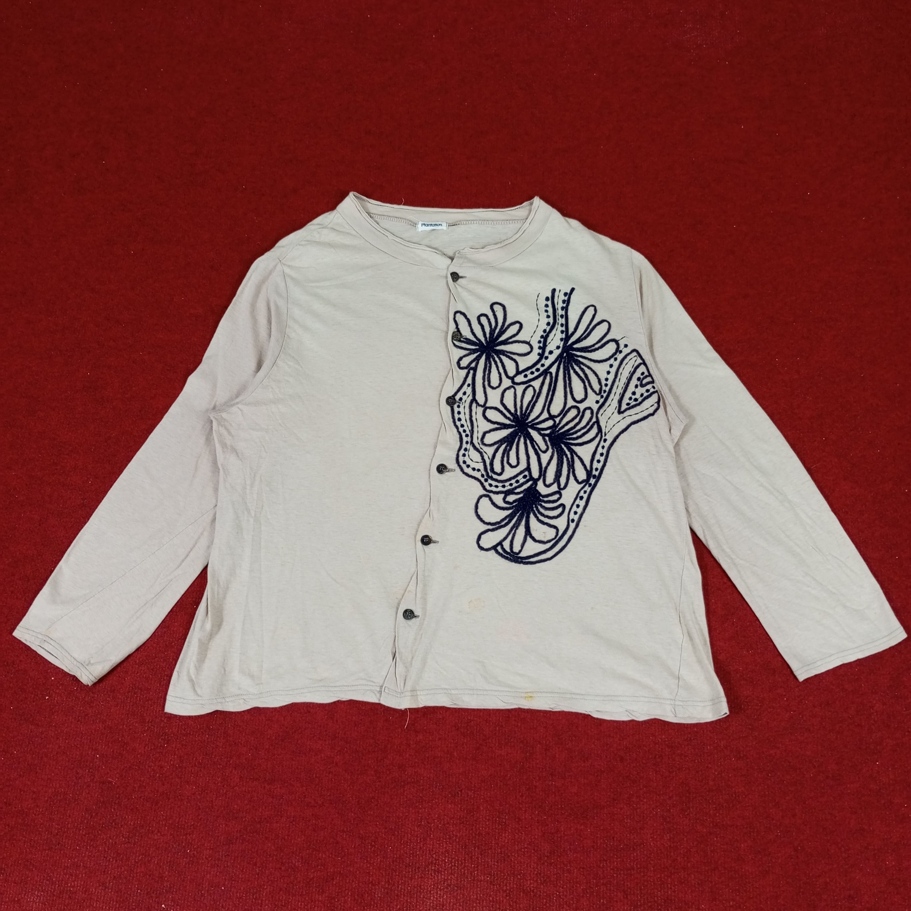 Designer × Issey Miyake × Vintage Plantation By Issey Miyake Japanese Designer Tshirt Size L / US 10 / IT 46 - 1 Thumbnail