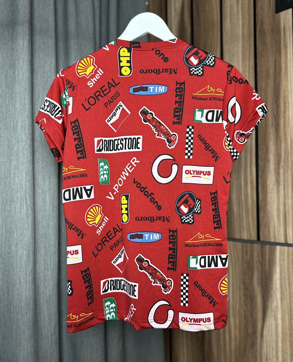 Ferrari × Vintage Formula 1 Racing Teams Shirt Vodafone Shell V-Power Ferrari Size US M / EU 48-50 / 2 - 2 Thumbnail