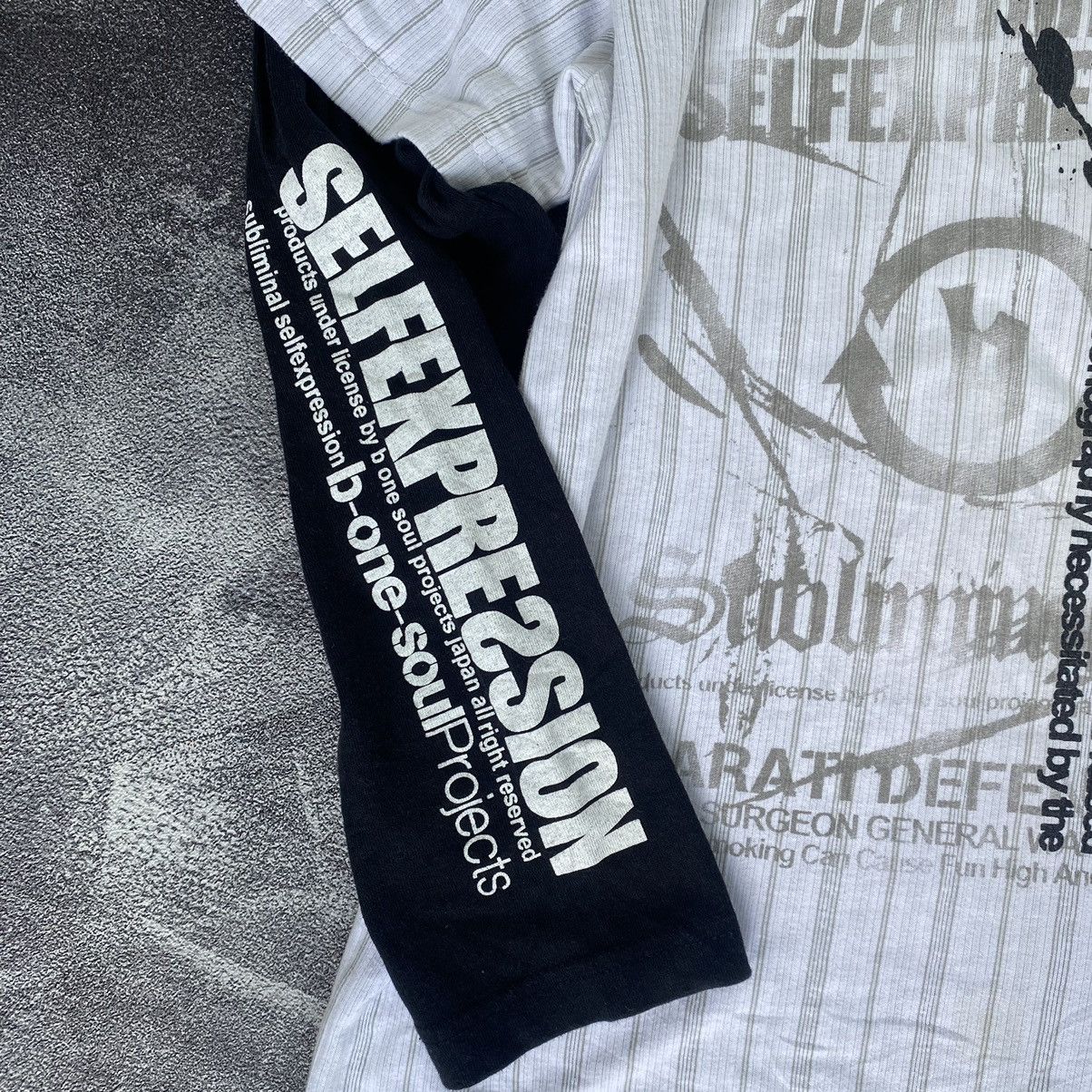 If Six Was Nine × Japanese Brand × Le Grande Bleu (L.G.B.) B one soul Double Layer Poem y2k style Tee Size US M / EU 48-50 / 2 - 6 Thumbnail