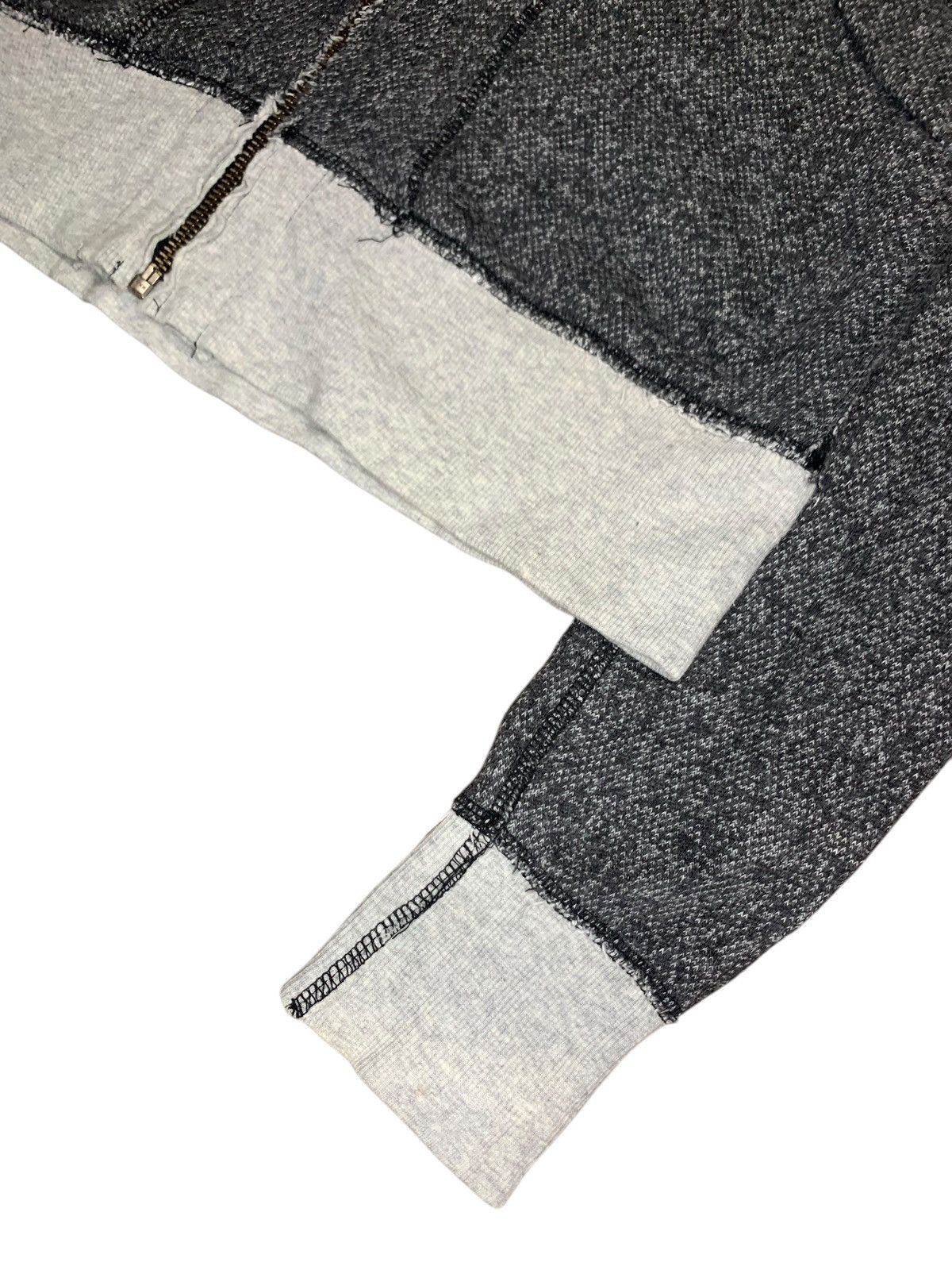 If Six Was Nine × Japanese Brand × Le Grande Bleu (L.G.B.) 2000s Bagarch distressed slim zip hoodie ifsixwasnine lgb Size US M / EU 48-50 / 2 - 2 Thumbnail