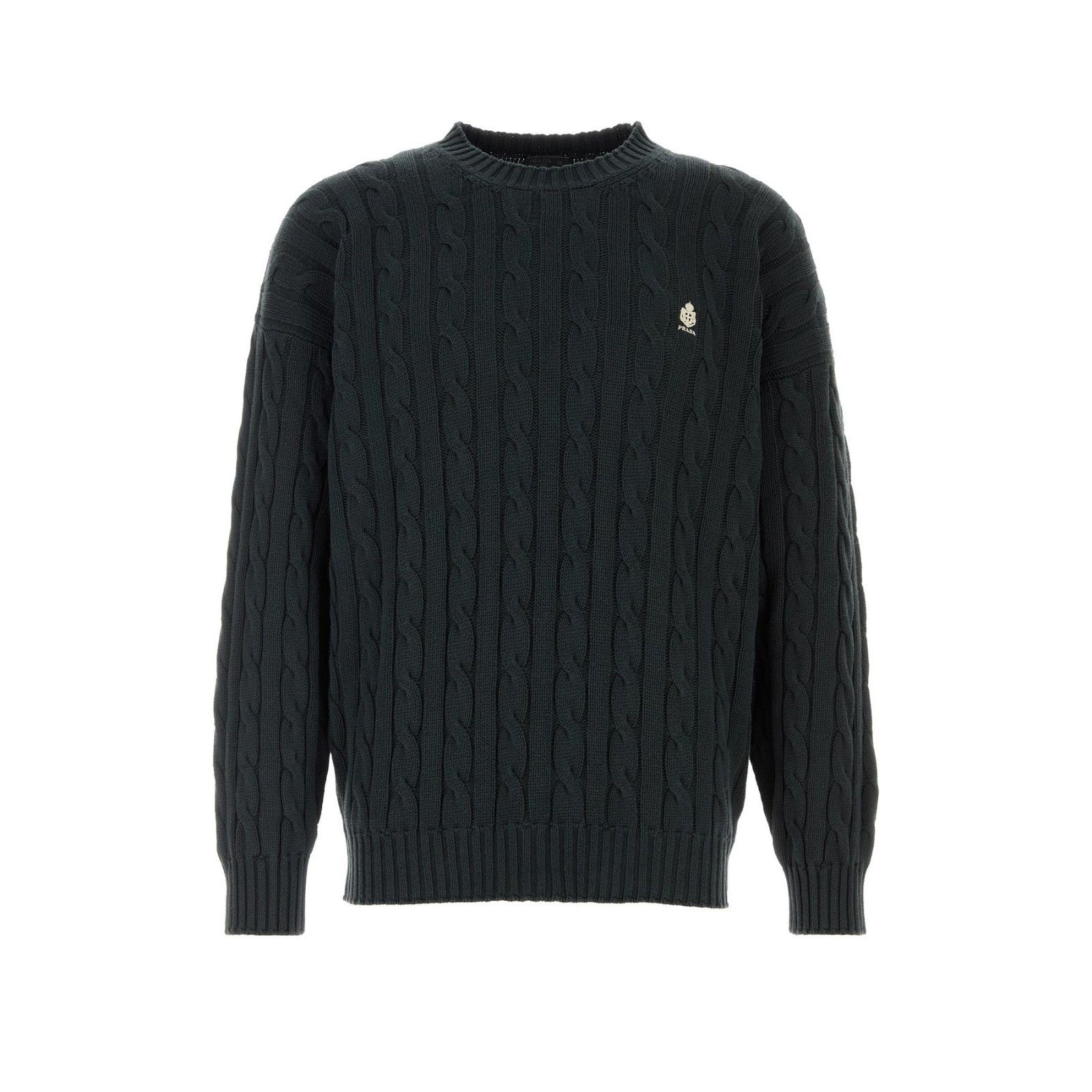 Prada PRADA Slate Cotton Sweater New & Authentic (Men's size:XXL;) Size US XXL / EU 58 / 5 - 1 Thumbnail