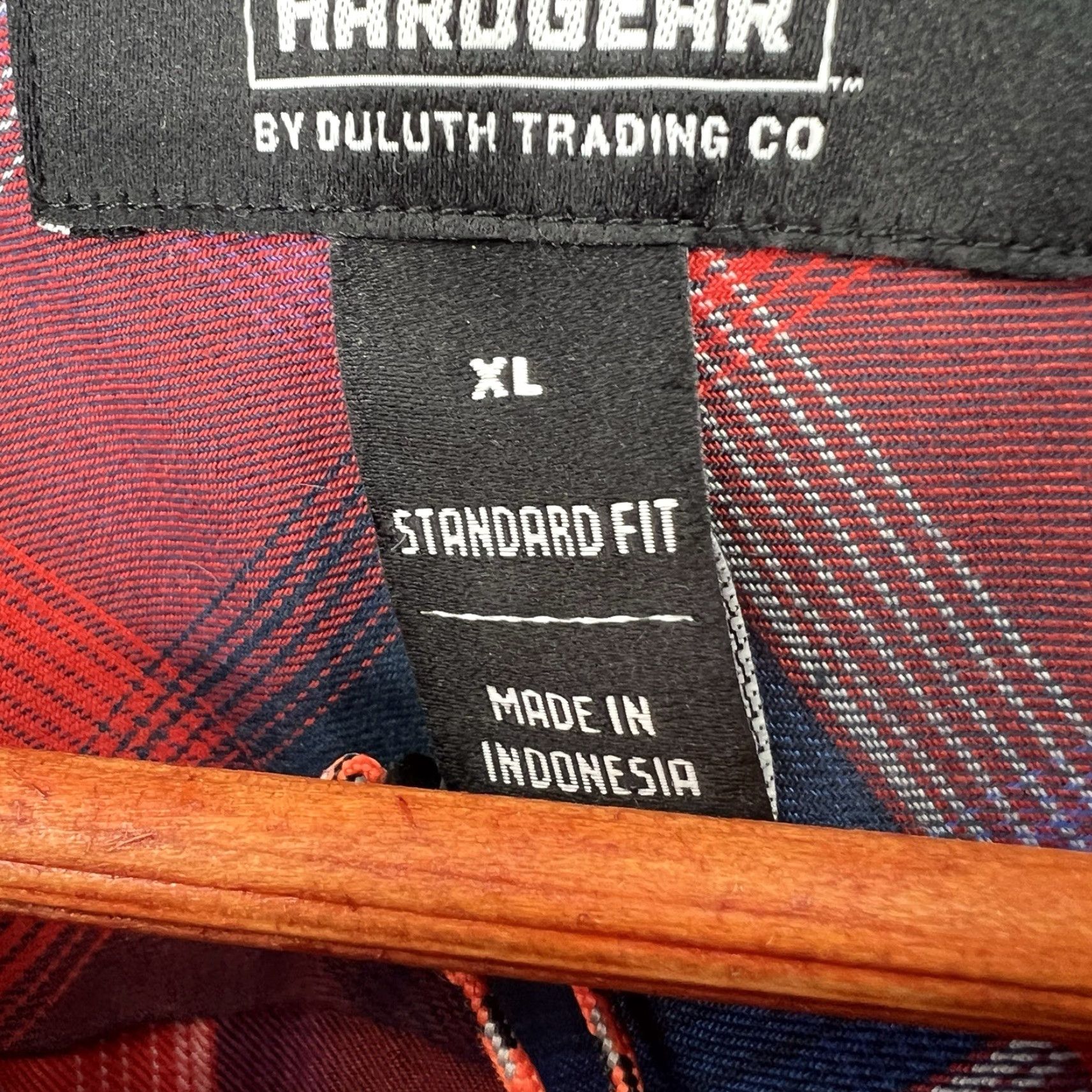 Vintage Duluth Men’s AKHG Standard Fit Red Button-Down Plaid Shirt XL NWT Size US XL / EU 56 / 4 - 3 Thumbnail