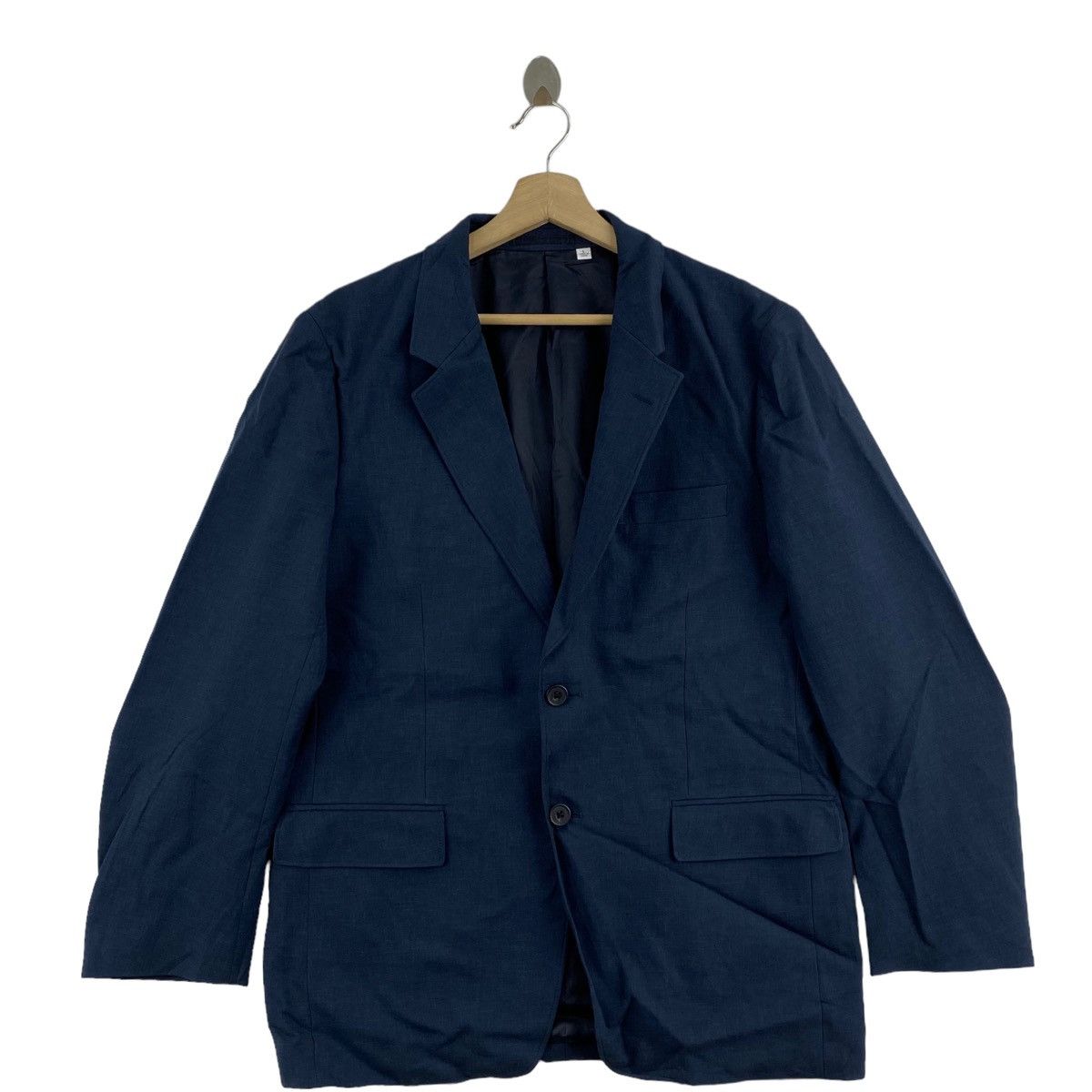 Christophe Lemaire UNIQLO x CHRISTOPHE LEMAIRE Japan Plain Navy Blazer Coat Size US L / EU 52-54 / 3 - 1 Thumbnail