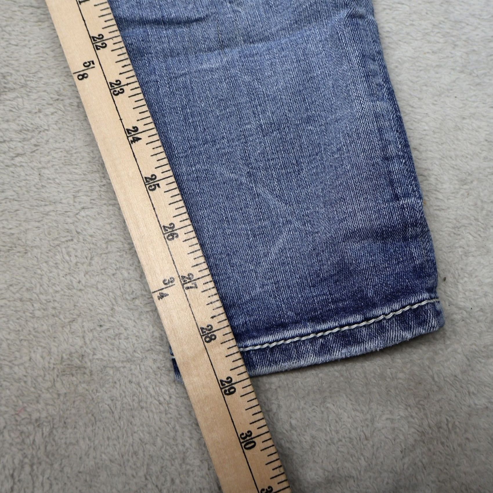Miss Me VINTAGE? Miss Me Jeans Women 28 Medium Wash Denim Hailey Skinny Stretch Whisker Fade Size 28" / US 6 / IT 42 - 5 Thumbnail
