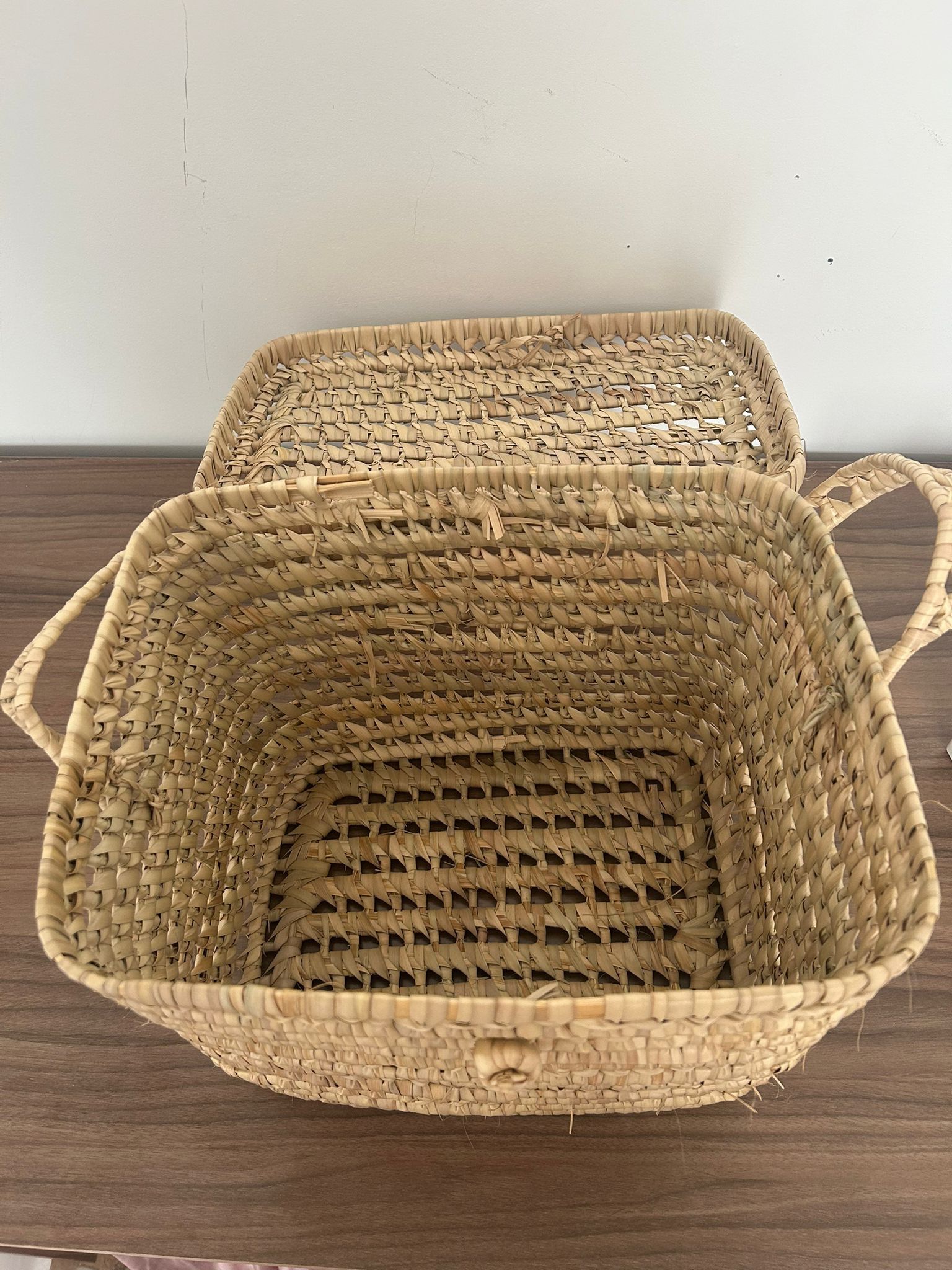 Vintage Moroccan Straw Market & Picnic Basket Size ONE SIZE - 2 Thumbnail