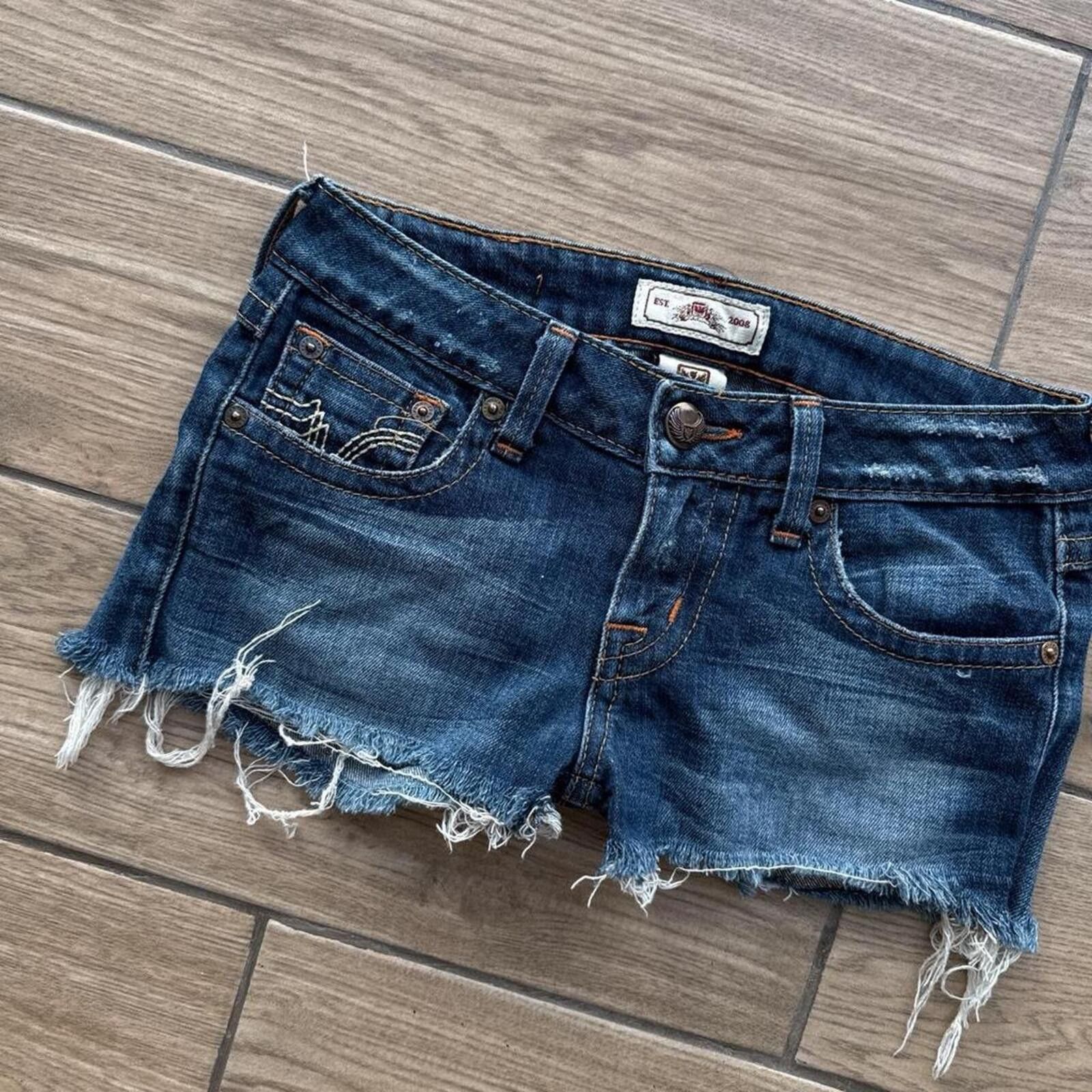 Other Y2K PRVCY 00s Denim Mini grunge shorts Size 42" / US 20 - 3 Thumbnail