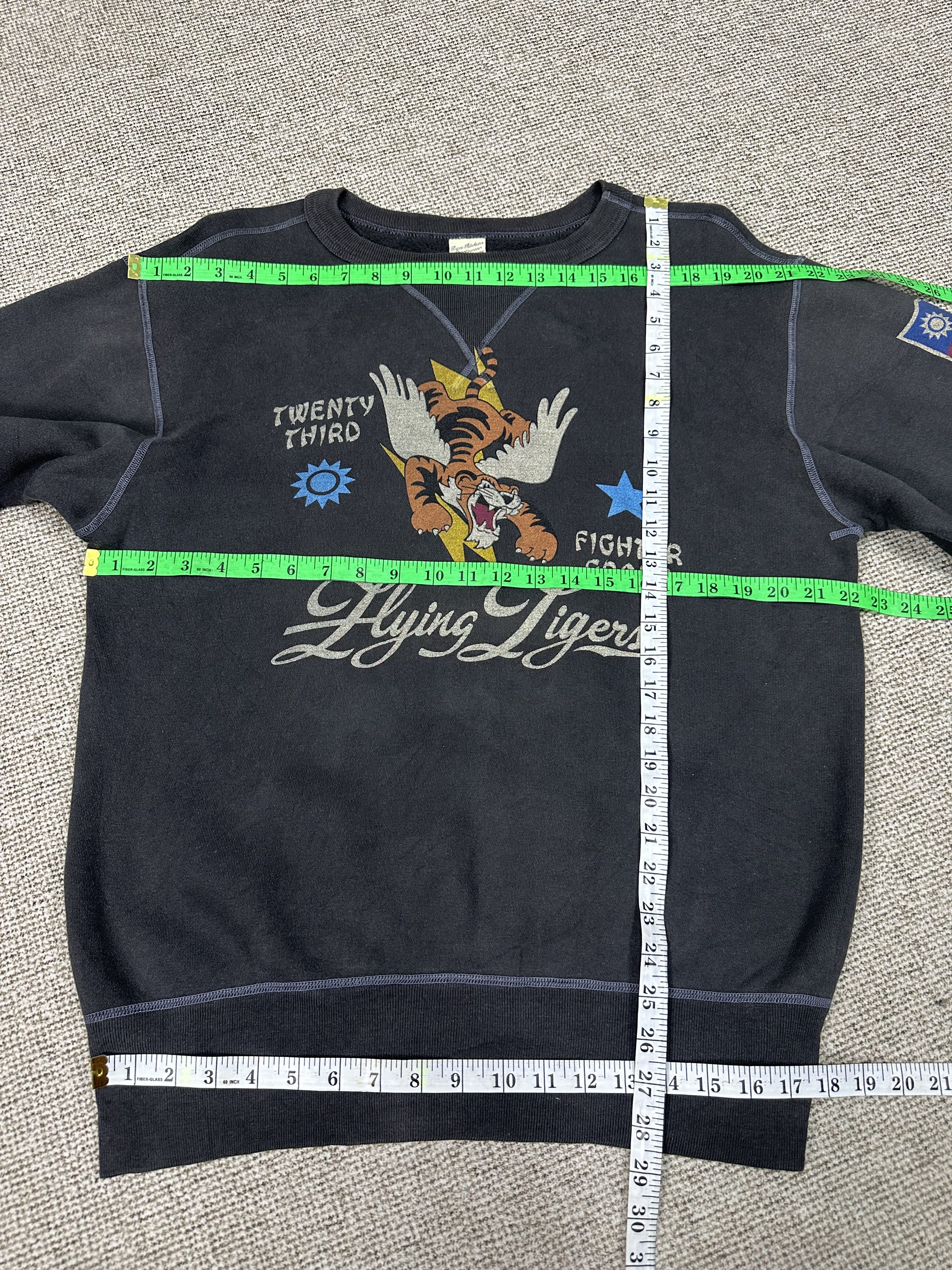 Buzz Rickson's Vintage Buzz Rickson Flying Tigers Ww2 Crewneck Z480 Size US L / EU 52-54 / 3 - 7 Thumbnail