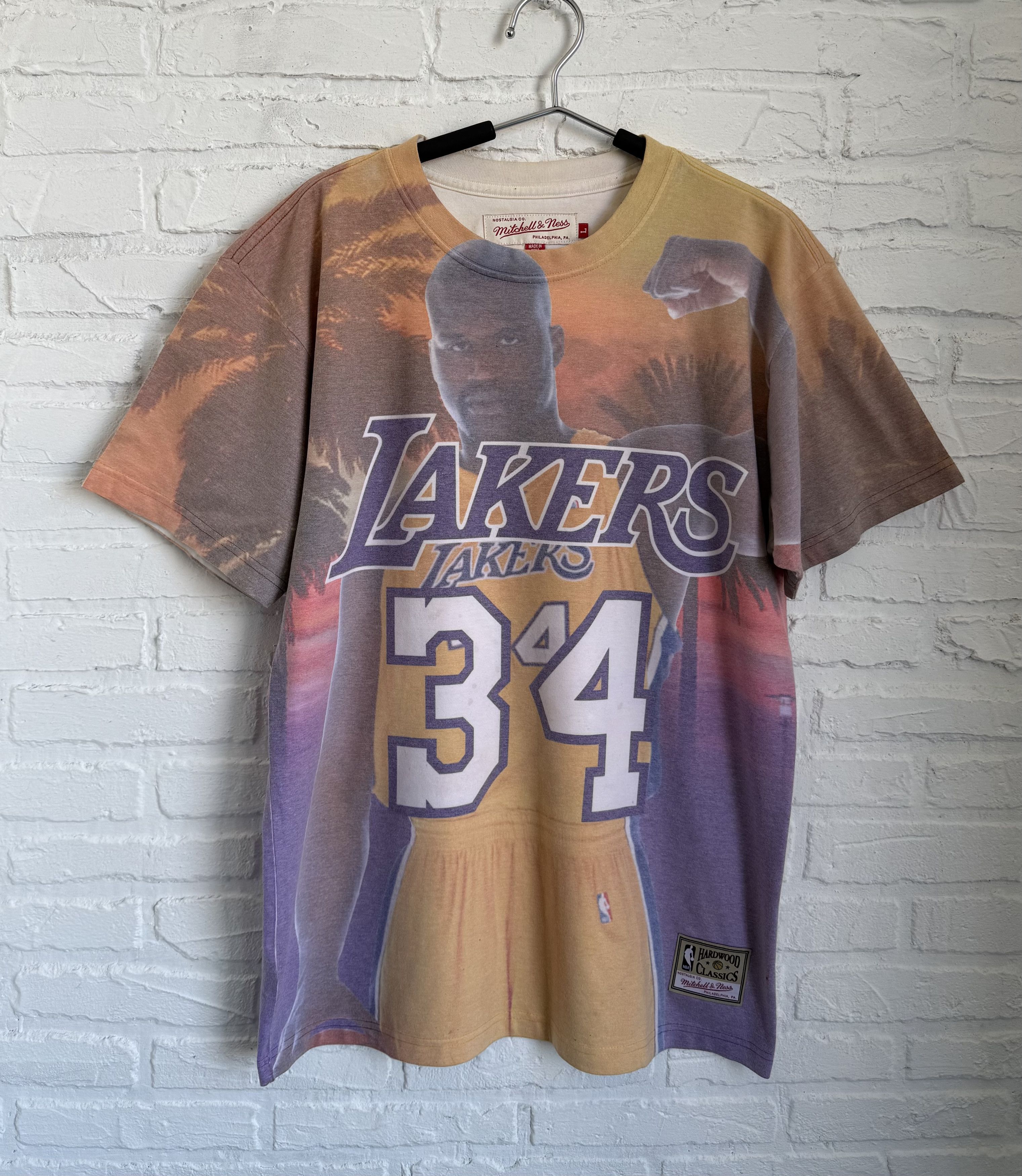Mitchell & Ness × NBA Mitchell & ness shaquille o'neill Lakers full print t-shirt Size US L / EU 52-54 / 3 - 1 Thumbnail