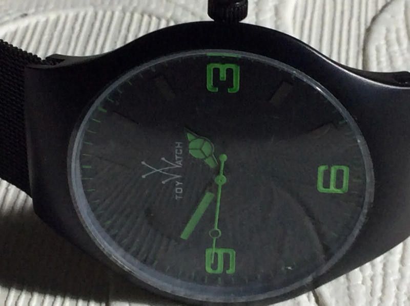 Designer ToyWatch black dial mesh black bracelet watch Size ONE SIZE - 2 Thumbnail