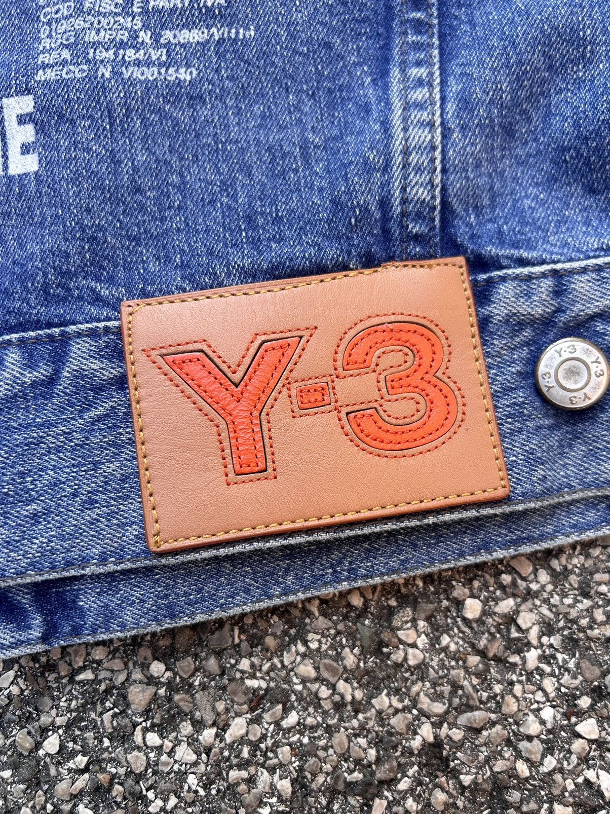 Yohji Yamamoto Sample Y-3 adidas Yohji Yamamoto vintage denim jacket baggy Size US M / EU 48-50 / 2 - 3 Thumbnail