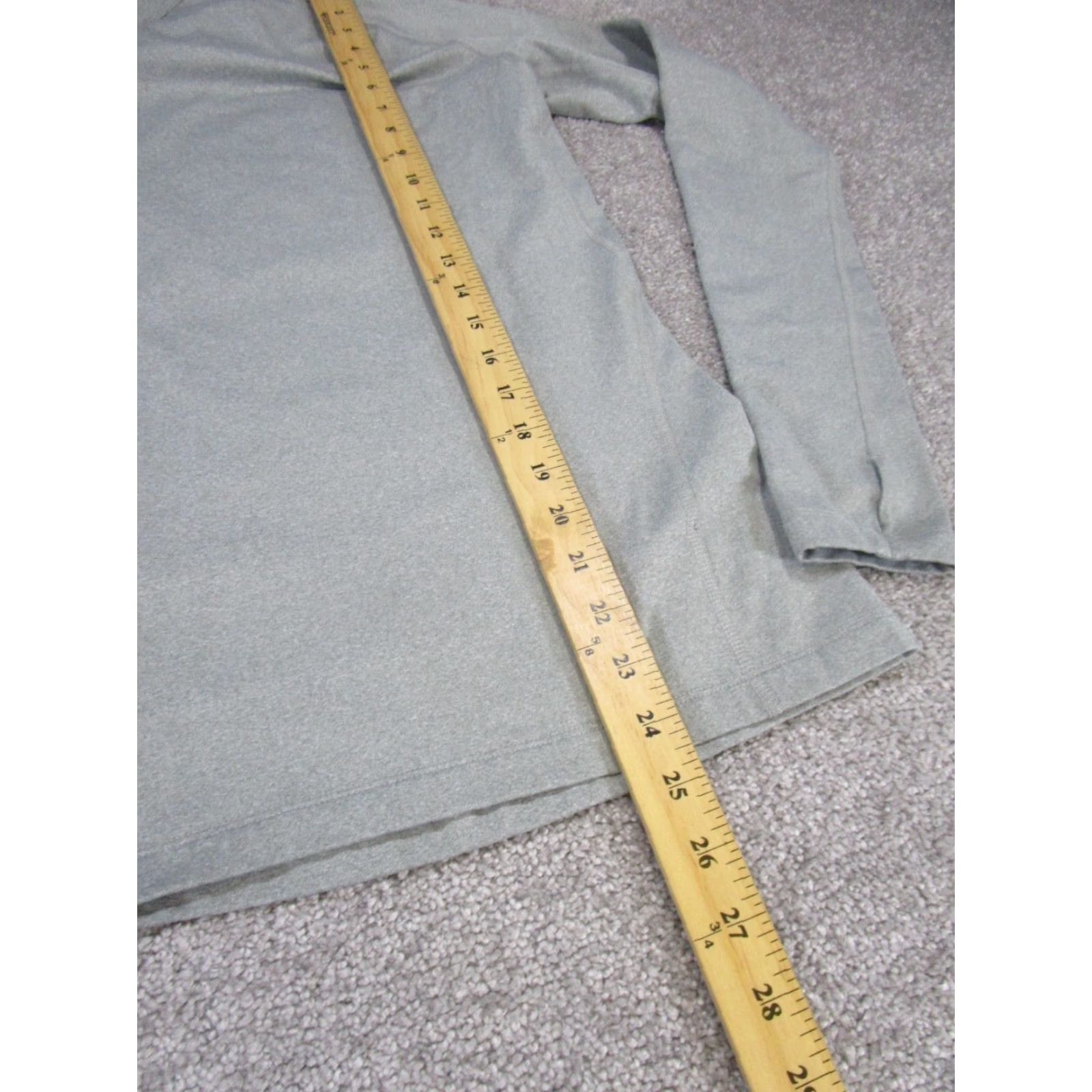 Nike Nike Pro Sweatshirt Womens Small Gray Mock Neck Pullover Running Size S / US 4 / IT 40 - 4 Thumbnail
