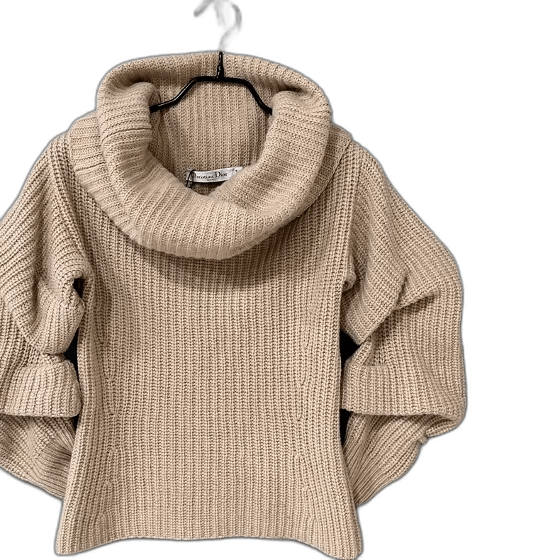 Dior Dior Cashmere High Neck Knit Sweater Size S / US 4 / IT 40 - 1 Thumbnail