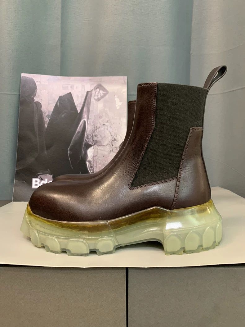Rick Owens Rick Owens Black leather boots Size US 8.5 / IT 38.5 - 3 Thumbnail