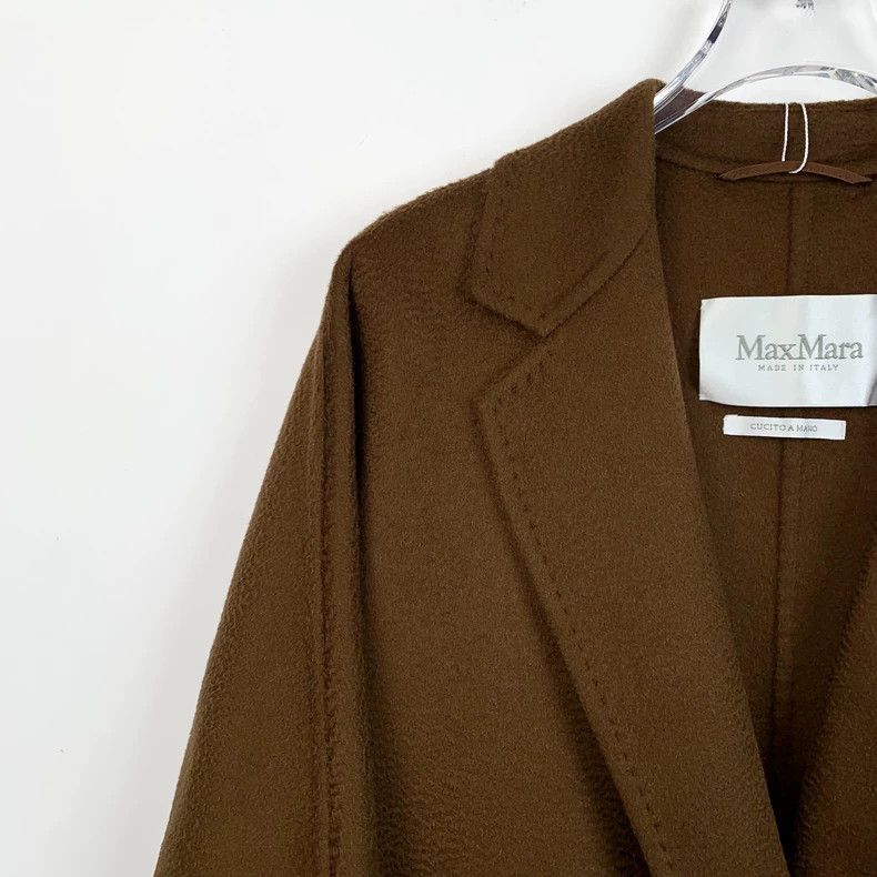 Max Mara Max Mara Caramel cashmere lapel double-breasted coat Size M / US 6-8 / IT 42-44 - 3 Thumbnail