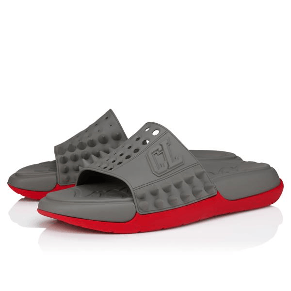 Christian Louboutin o1s1wg110226 Sandals in Gray Size US 7 / EU 40 - 1 Thumbnail