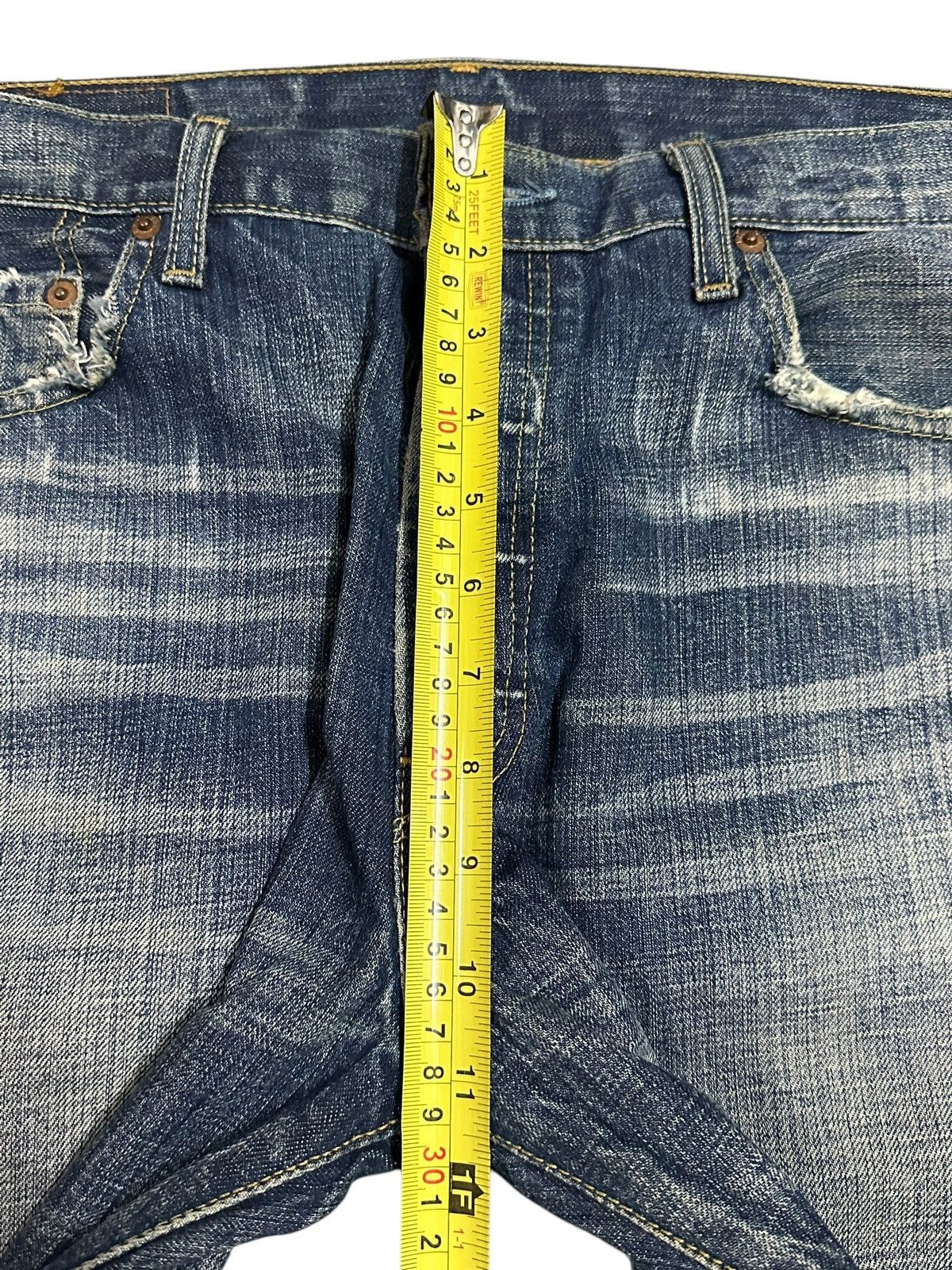 Levi's Vintage 90s Levis 501 Blue Faded Wash Distress Jeans Size US 34 / EU 50 - 16 Thumbnail