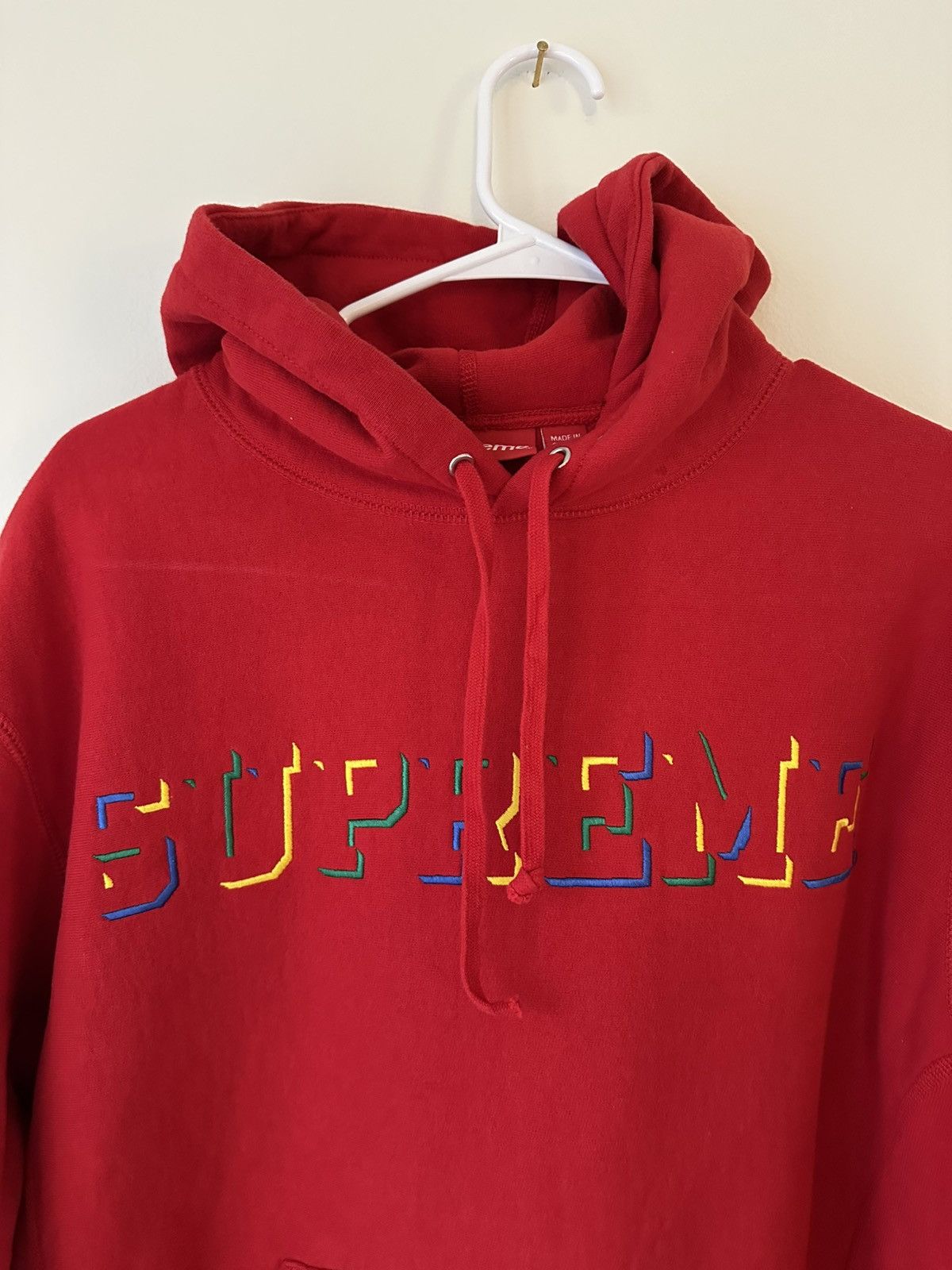 Supreme Supreme Drop Shadow Hooded Sweatshirt Size US S / EU 44-46 / 1 - 2 Thumbnail