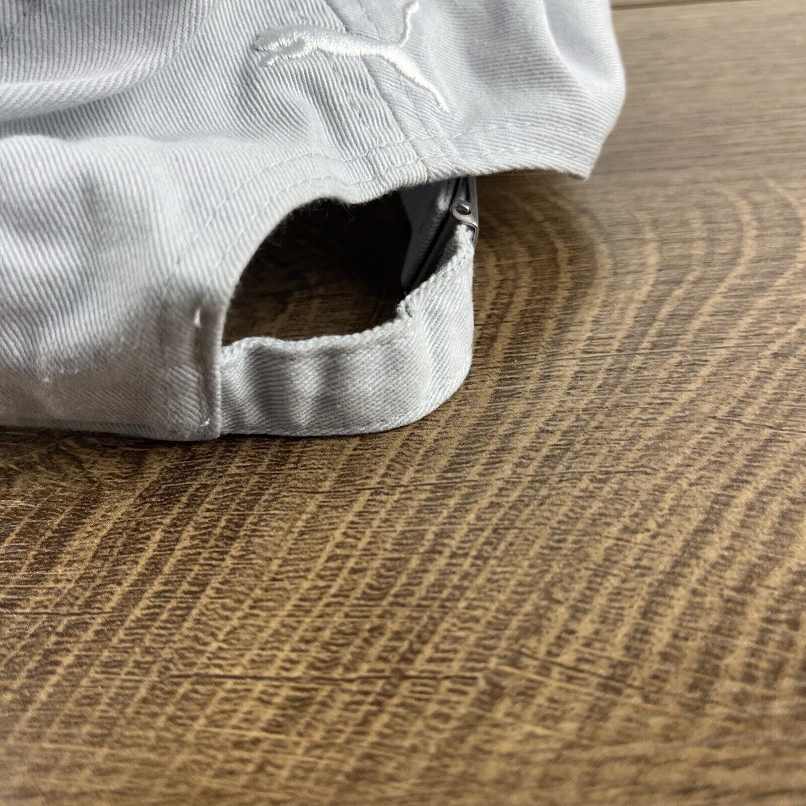 Puma PUMA White Gray Hat PUMA Hat White Adjustable Hat White Adul Size ONE SIZE - 10 Thumbnail