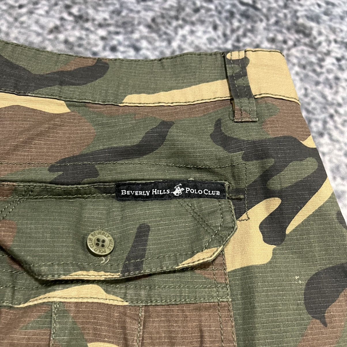 Beverly Hills Polo Club Vintage Y2K Beverly Hills Polo Club Camo Cargo Shorts Baggy Size US 42 / EU 58 - 4 Thumbnail
