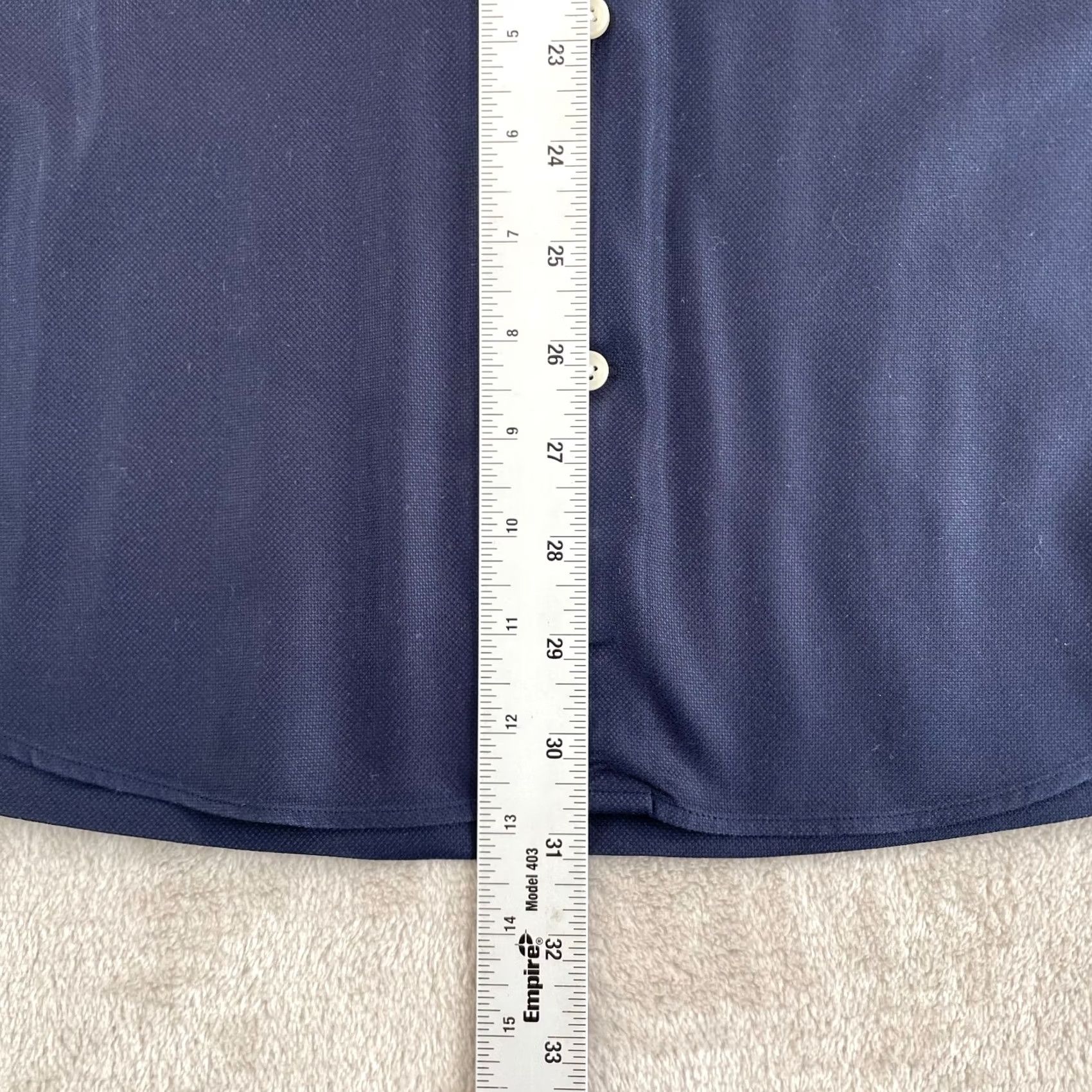 Suitsupply Suitsupply Traveller Dress Shirt Men 16.5 42 Navy Blue Slim Fit Long Sleeve Shirt Mens Navy Slim Fit Dress Shirt Size 42R - 7 Thumbnail