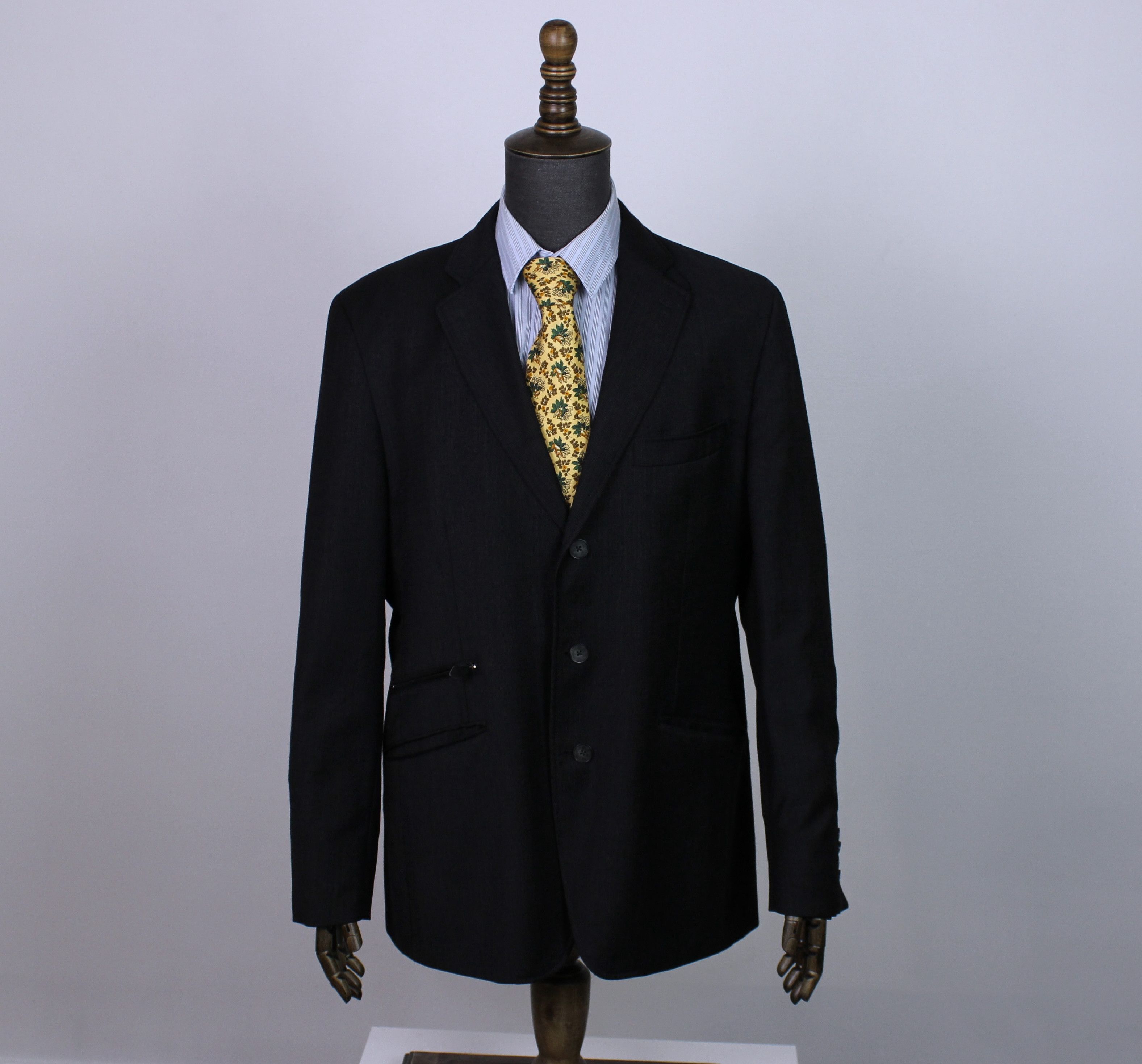 Balmain Balmain blazer jacket wool zip rare L XL lana wool Size 52R - 2 Thumbnail