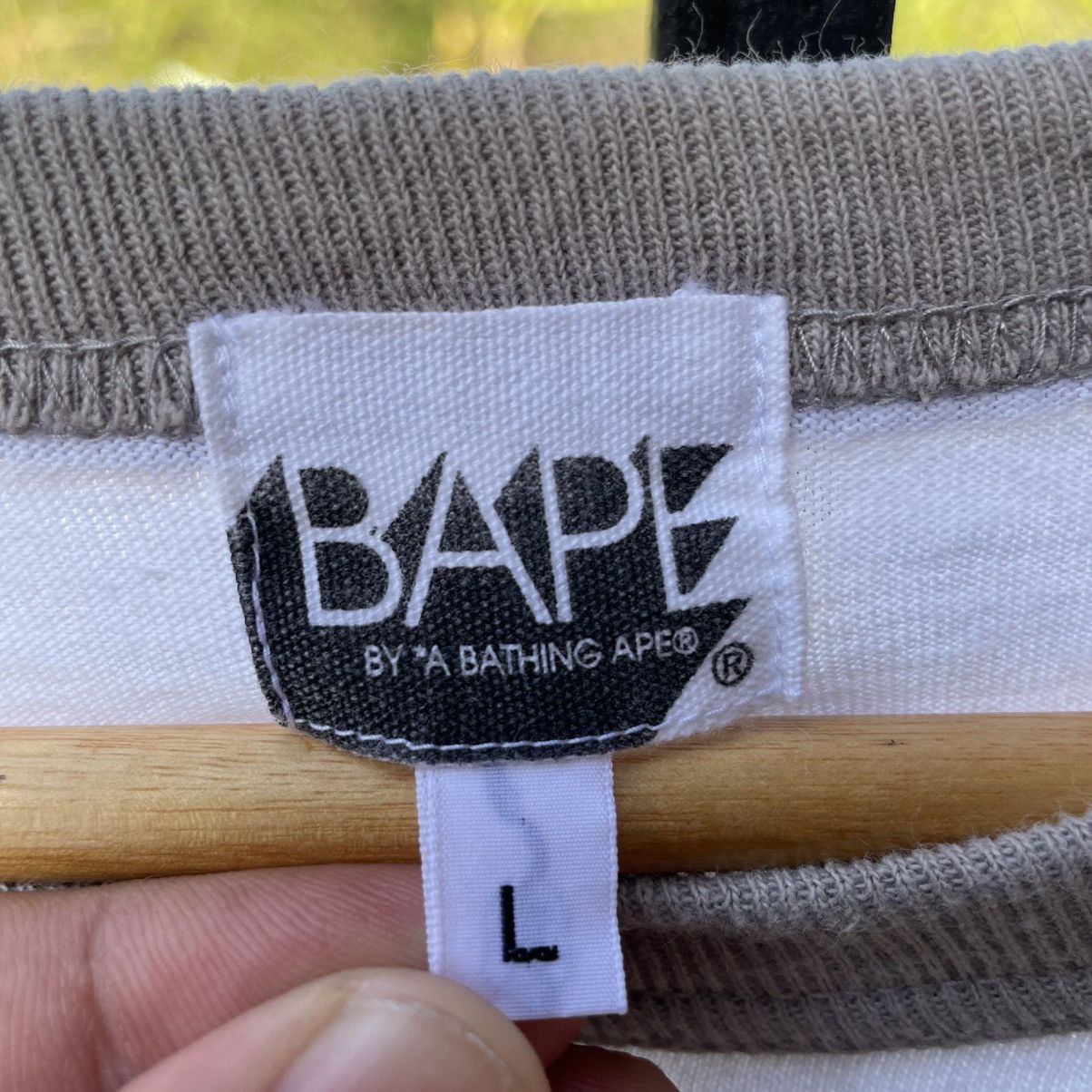 Bape ❤️100% Authentic❤️Vintage Bathing Ape Go Ape Long Sleeves Tee Size US L / EU 52-54 / 3 - 15 Thumbnail